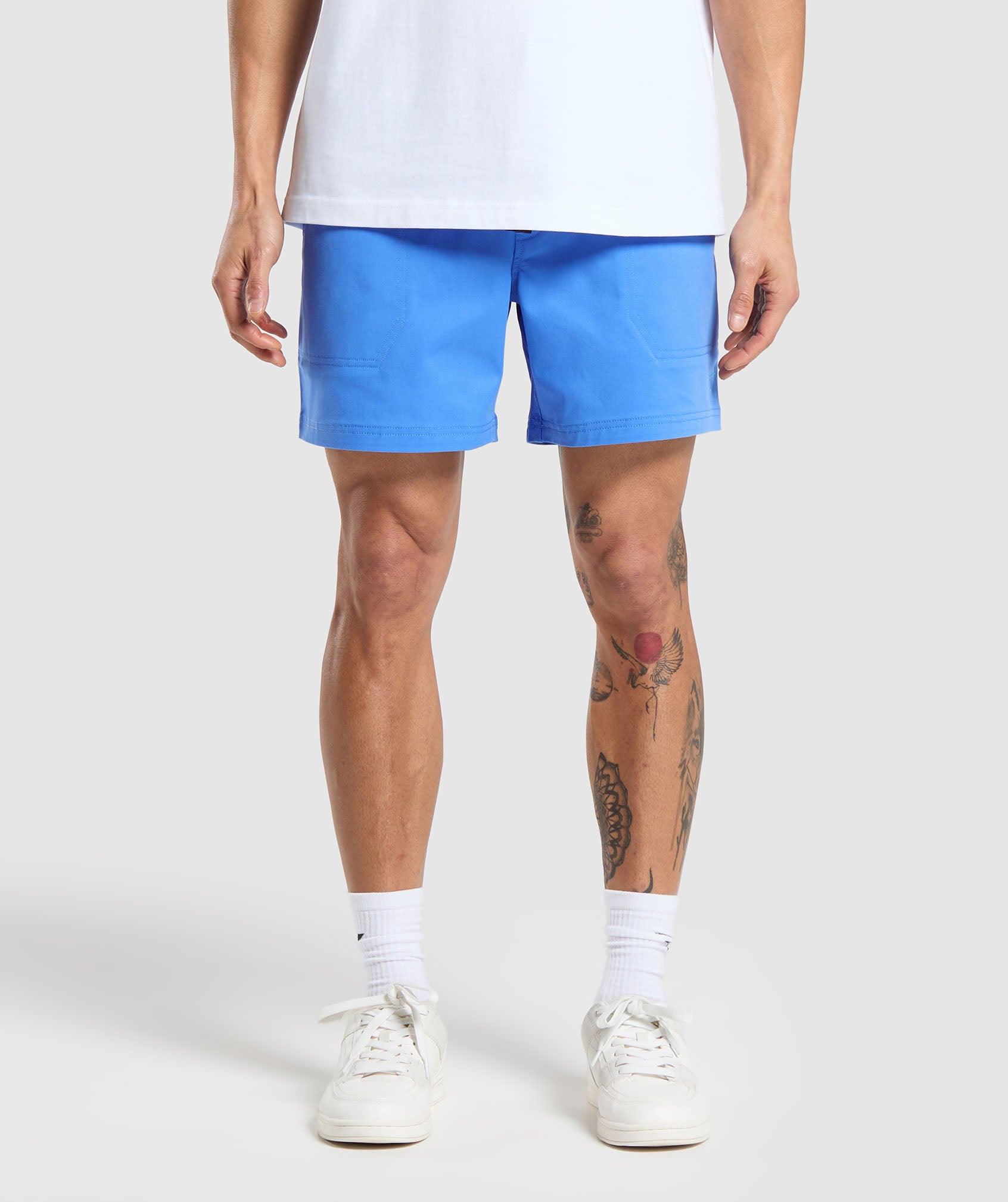 Rest Day Woven Shorts in Lats Blue