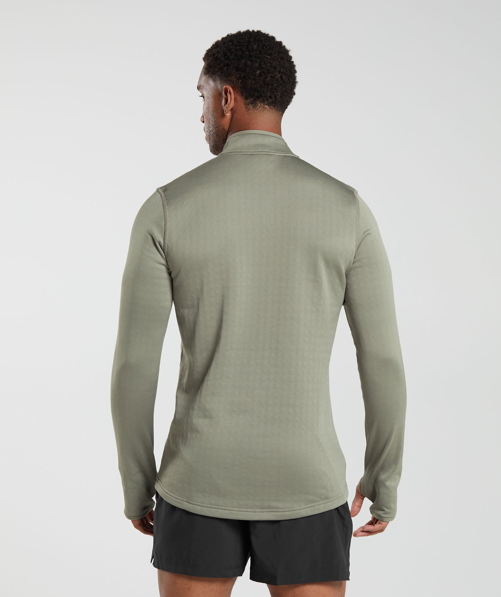 Sport 1/4 Zip in Linen Brown - view 2