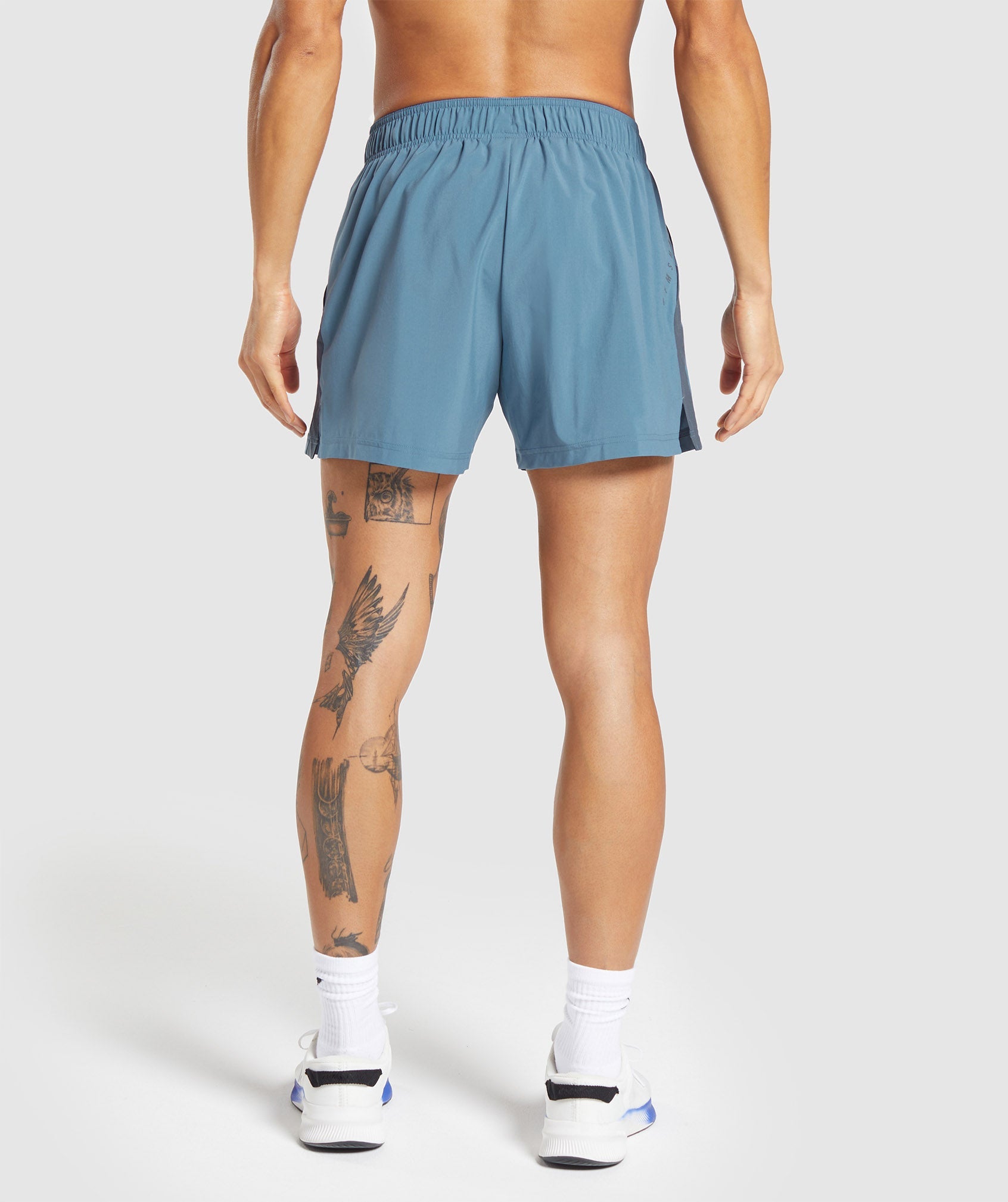 Sport 5" Shorts in Faded Blue/Titanium Blue - view 2