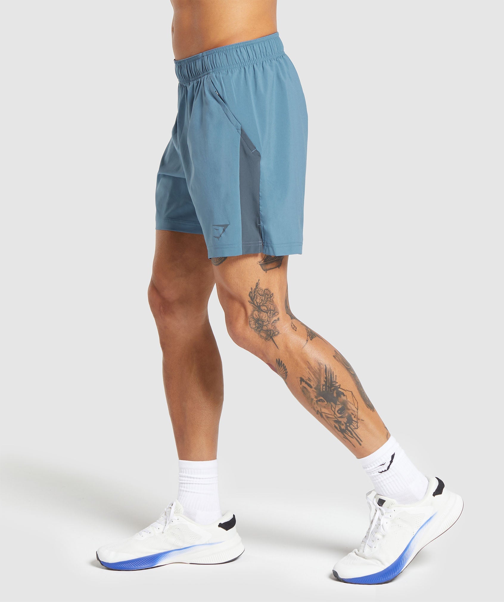 Sport 7" Shorts in Faded Blue/Titanium Blue - view 3