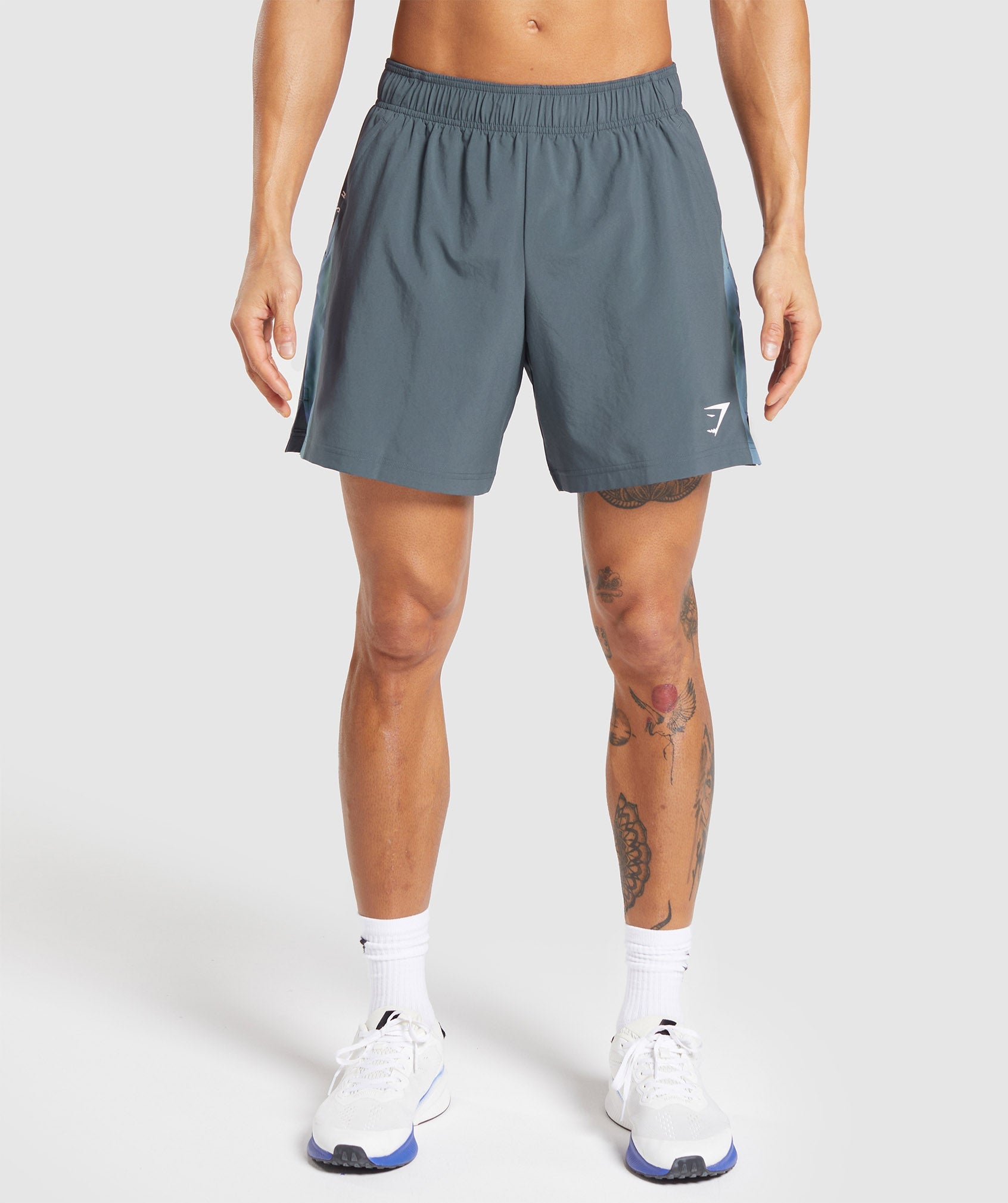 Gymshark Sport Shorts - Persimmon Red/Silhouette Grey