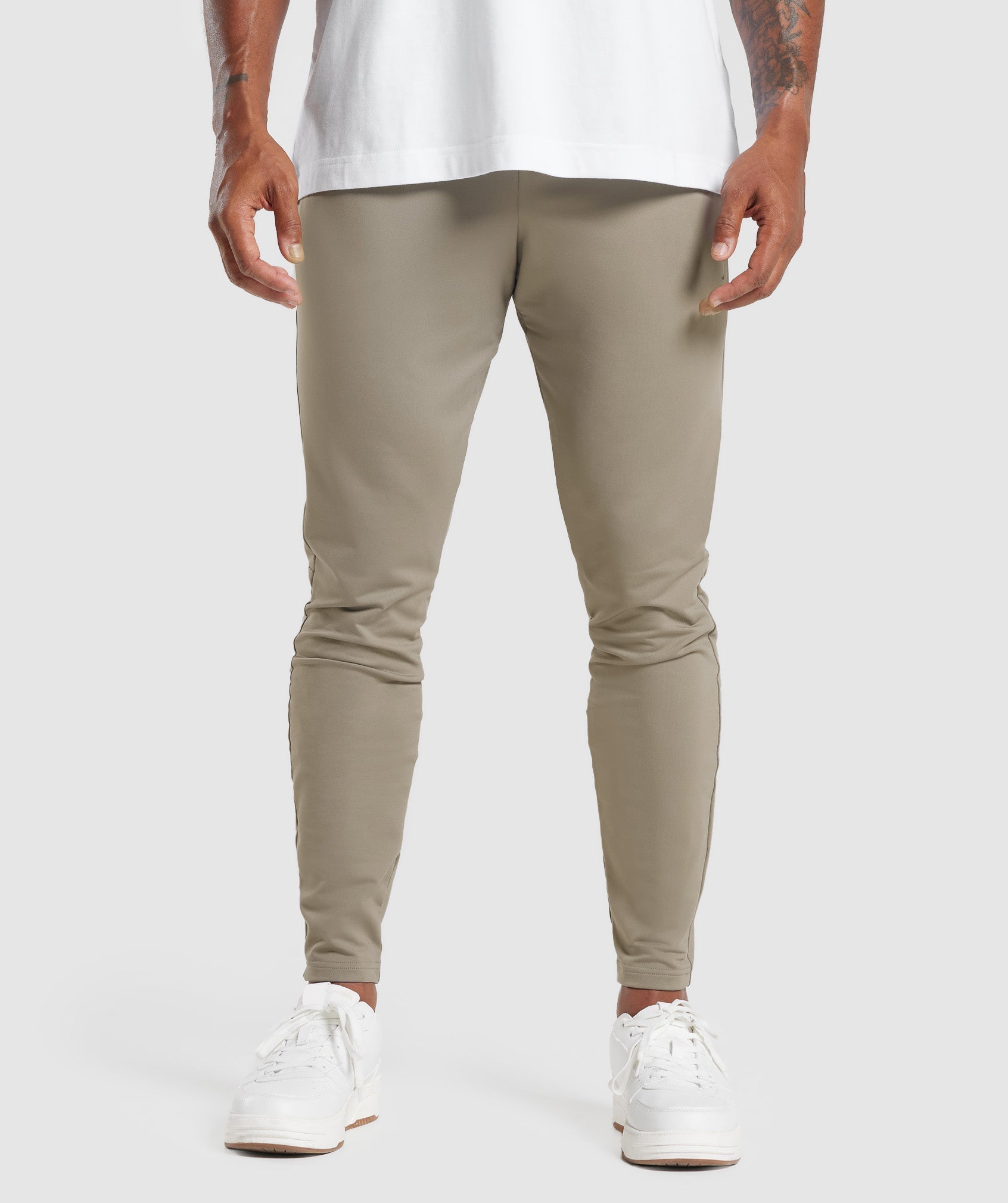 Sport Joggers in Linen Brown - view 1