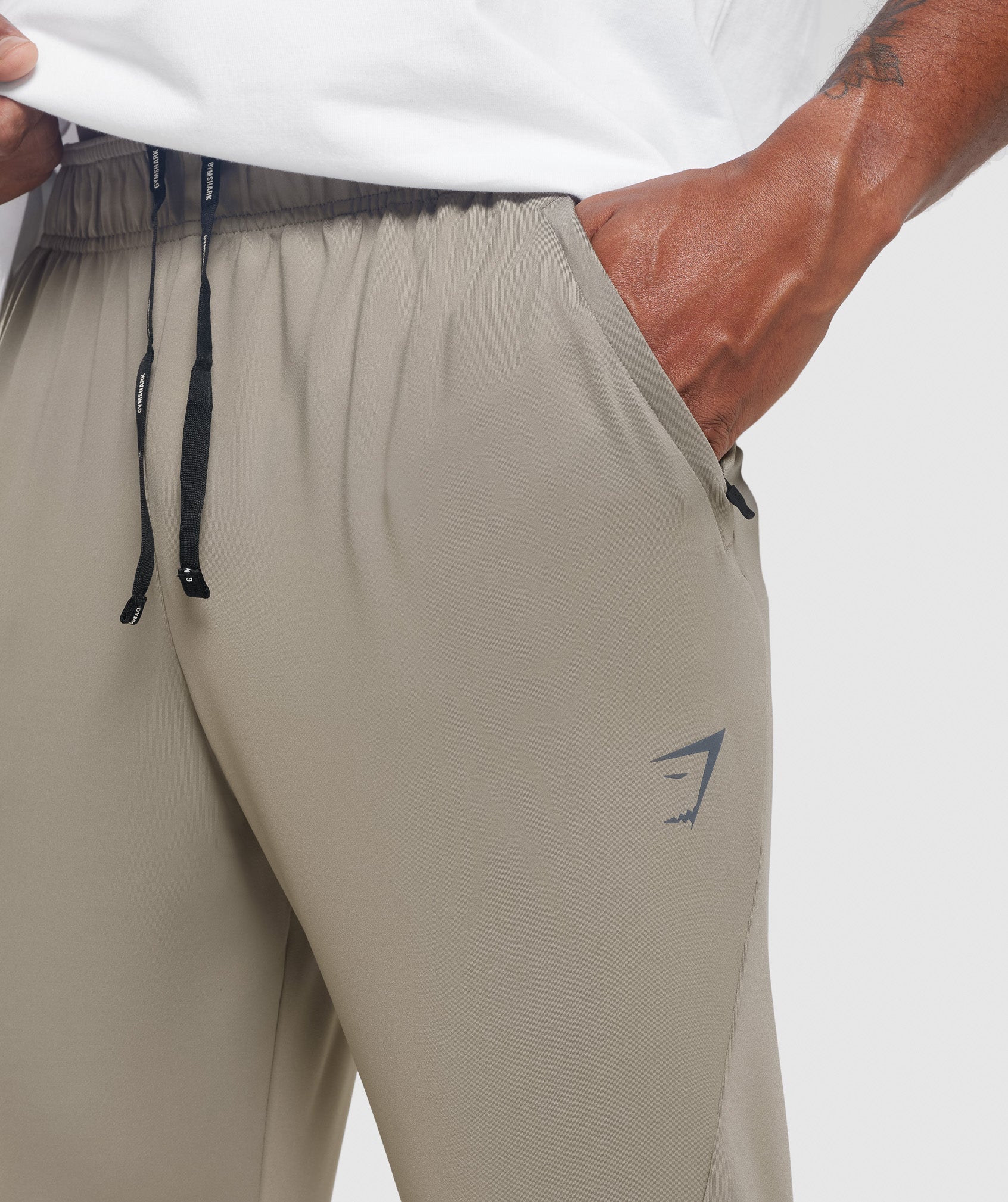 Sport Joggers in Linen Brown - view 6