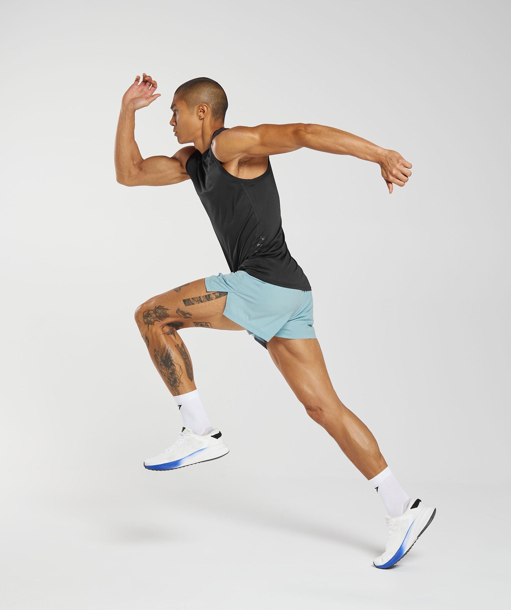 Sport Run 3" Shorts in Salt Blue - view 4