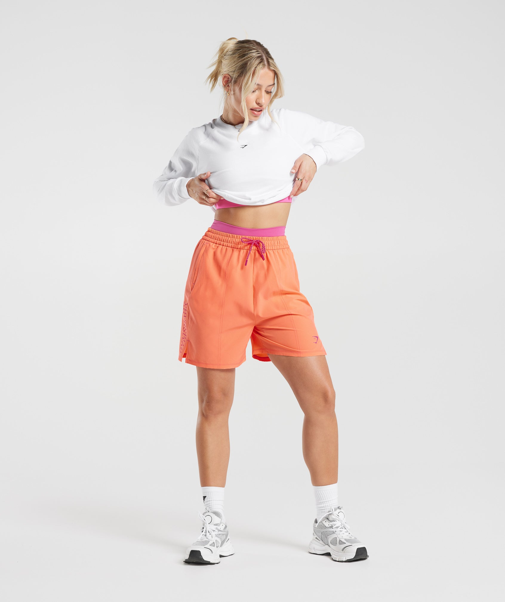 Sport Woven Shorts in Solstice Orange - view 4