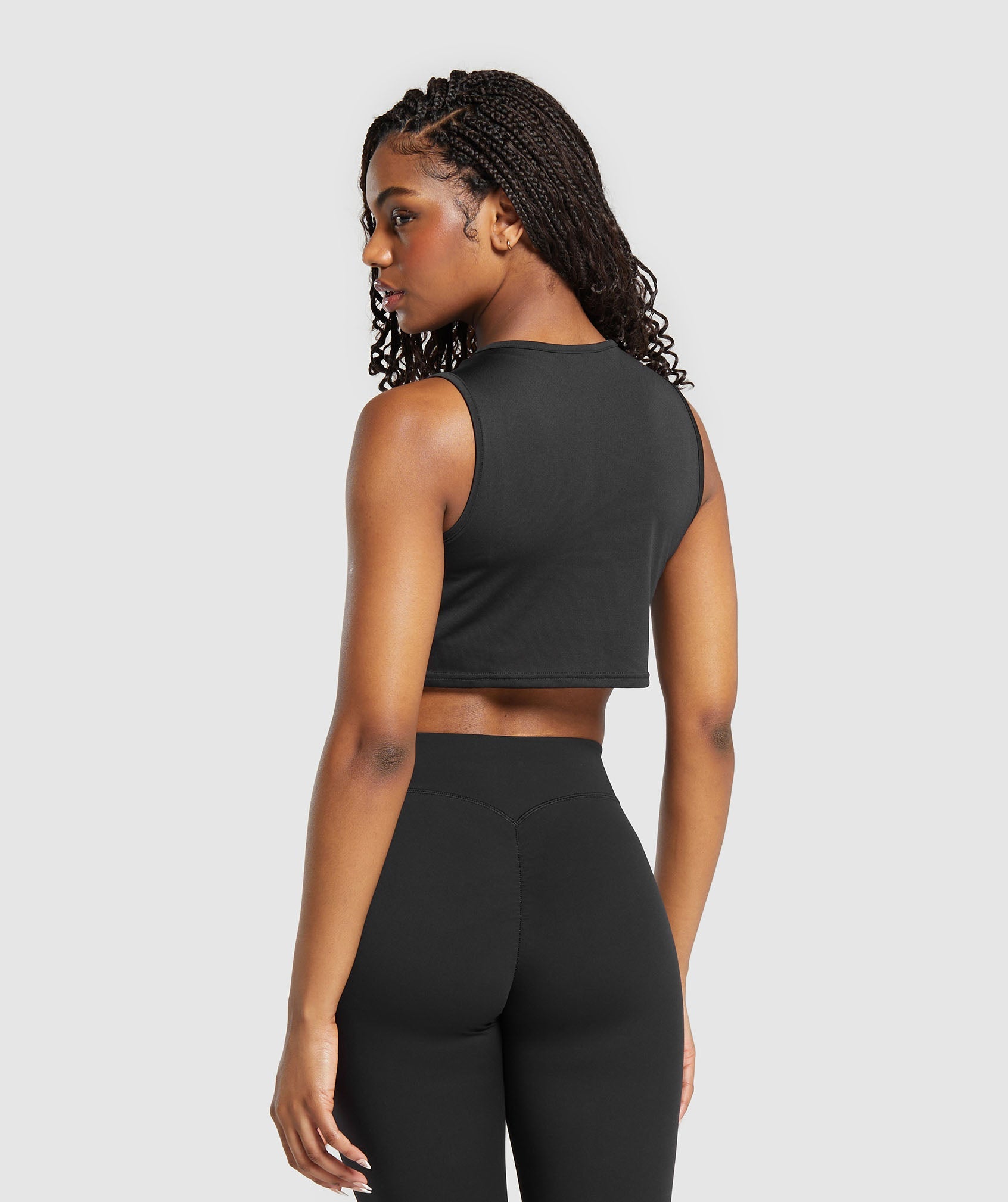 John Lewis Bella Crop Gyma Seam free Crop Non Wired Padded Sports