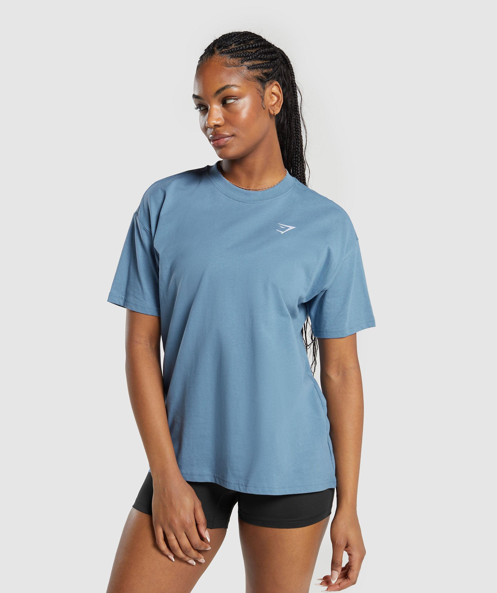 Training Oversized T-Shirt in Faded Blue - view 1