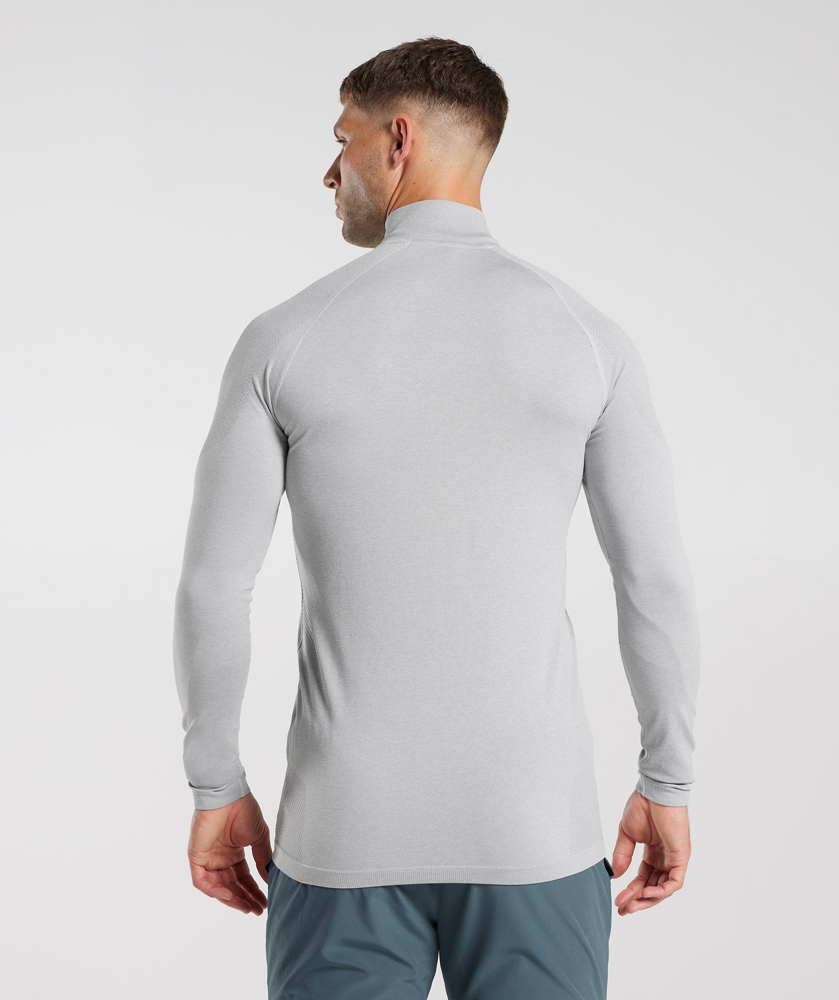 Gymshark Vital Light Seamless T-Shirt - Charcoal Marl