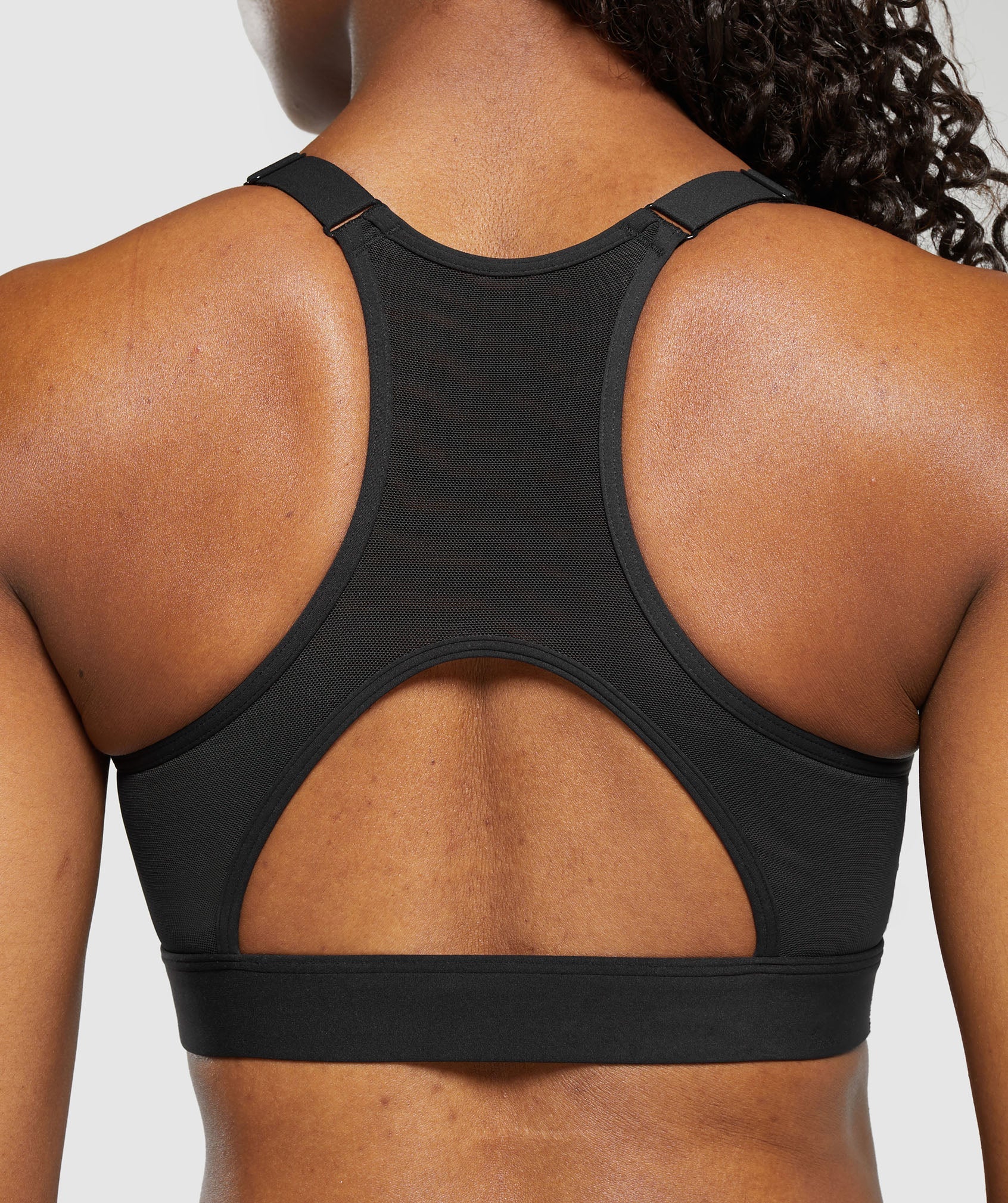 Wrap Sports Bra in Black - view 5