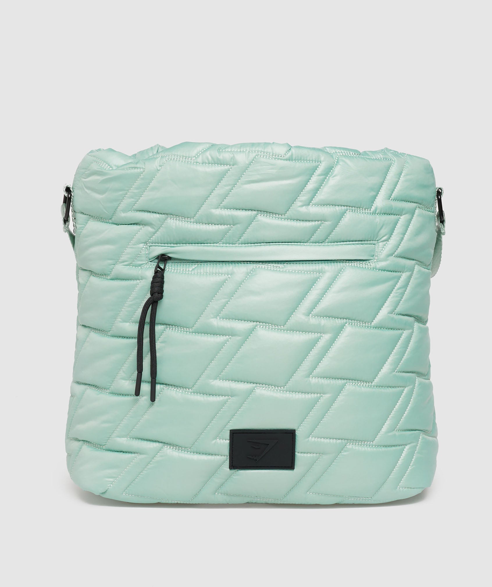 Quilted Yoga Tote in Frost Teal