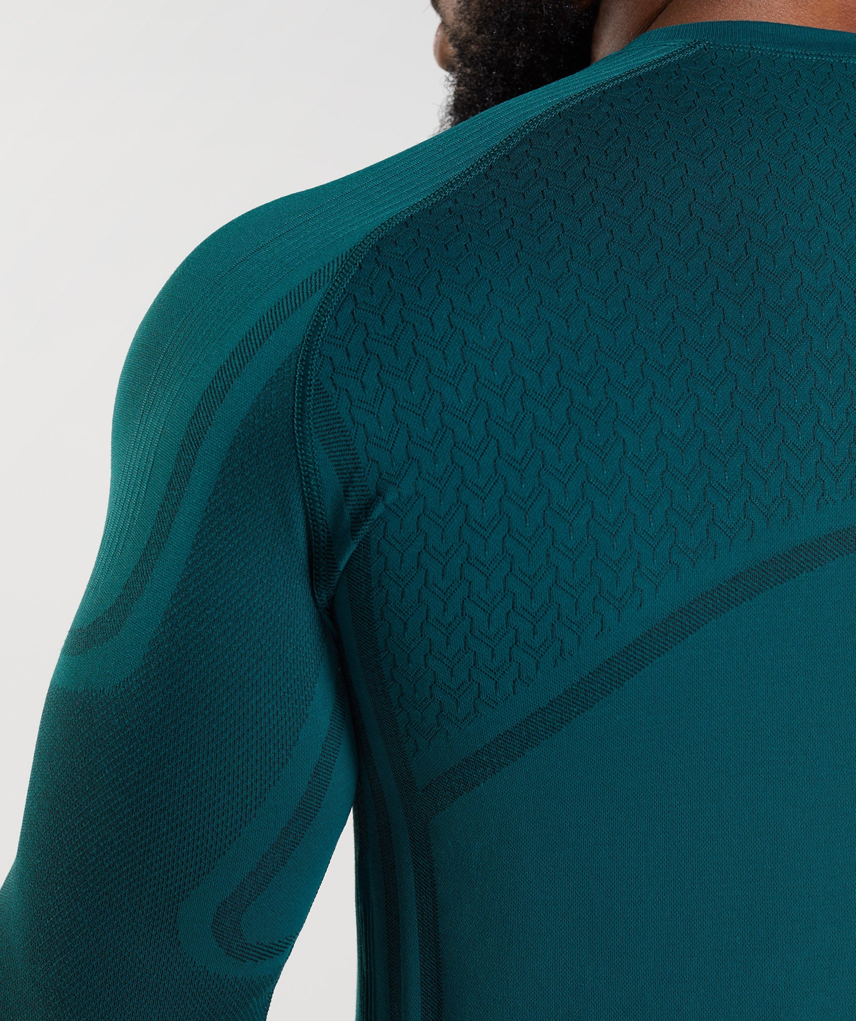 315 LS Seamless T-Shirt in Winter Teal/Black - view 6
