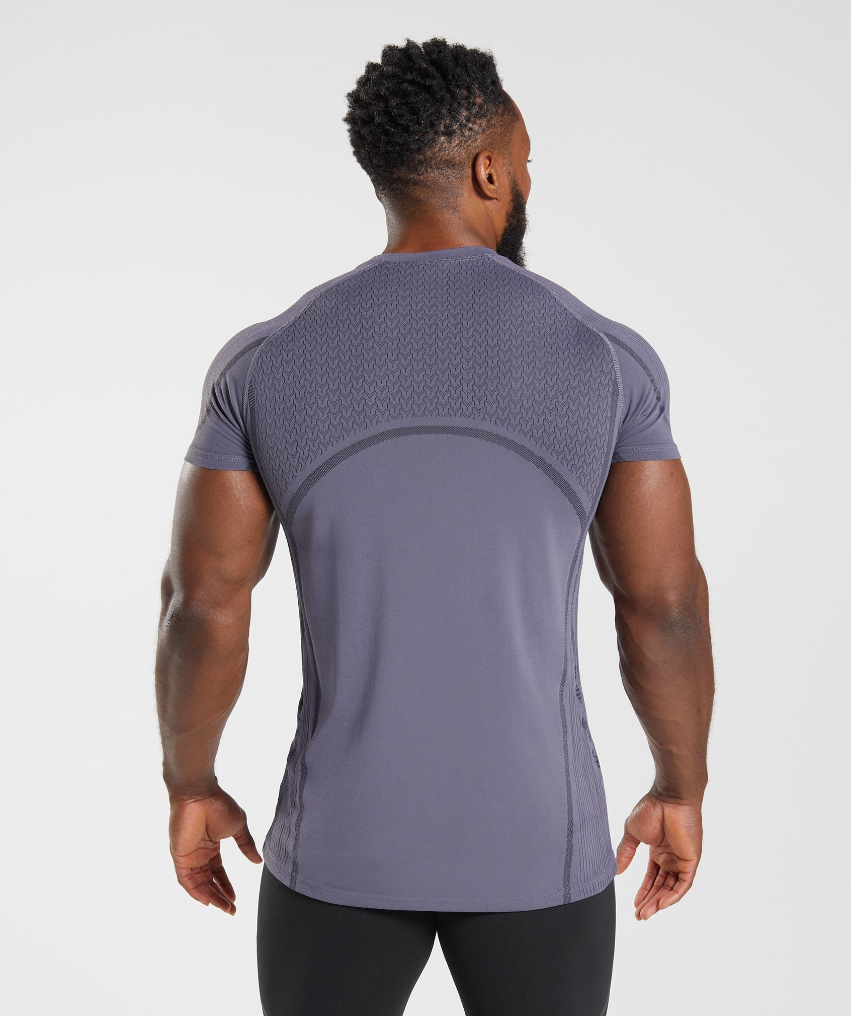 315 Seamless T-Shirt in Mercury Purple/Black