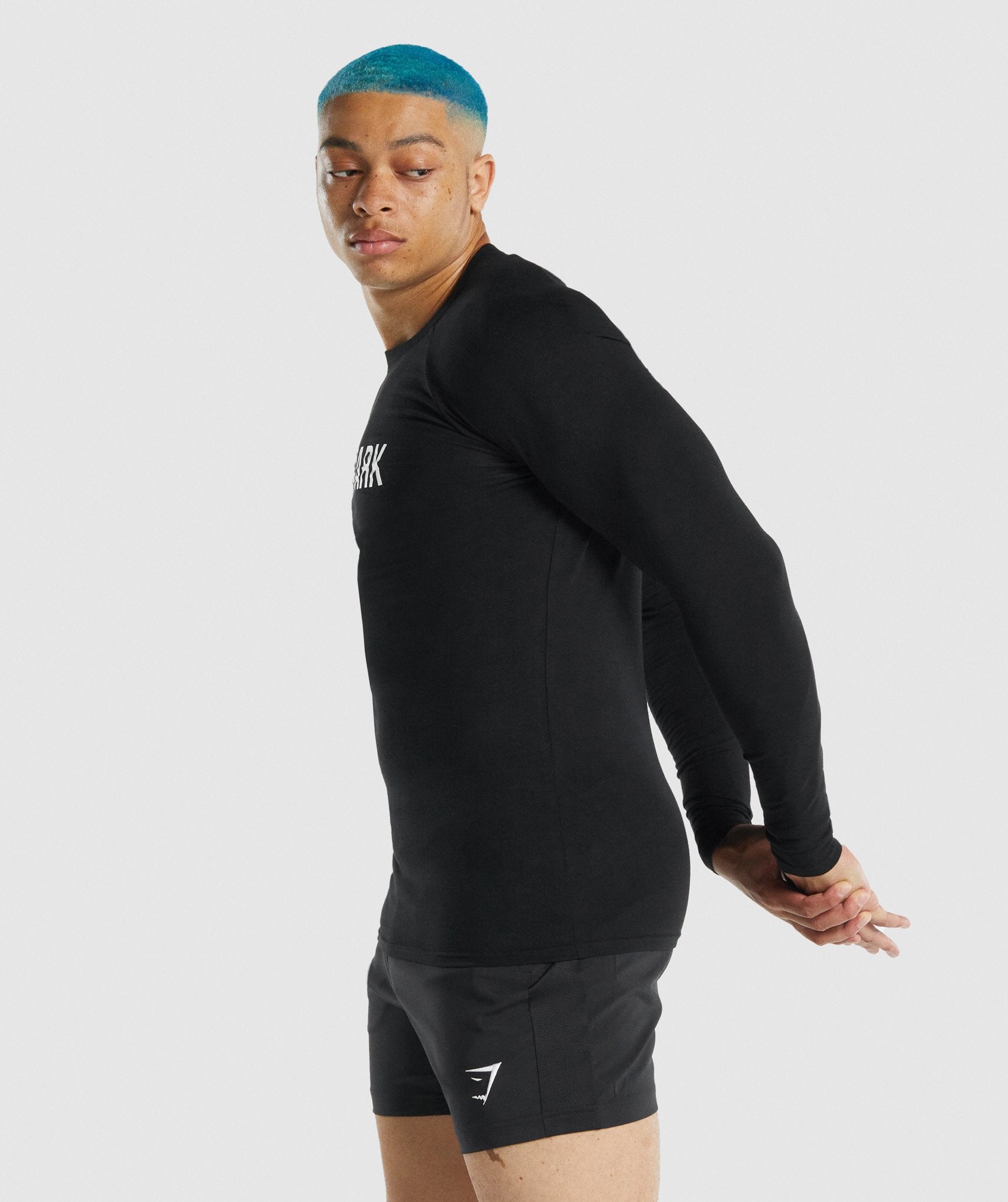 Apollo Long Sleeve T-Shirt in Black - view 4