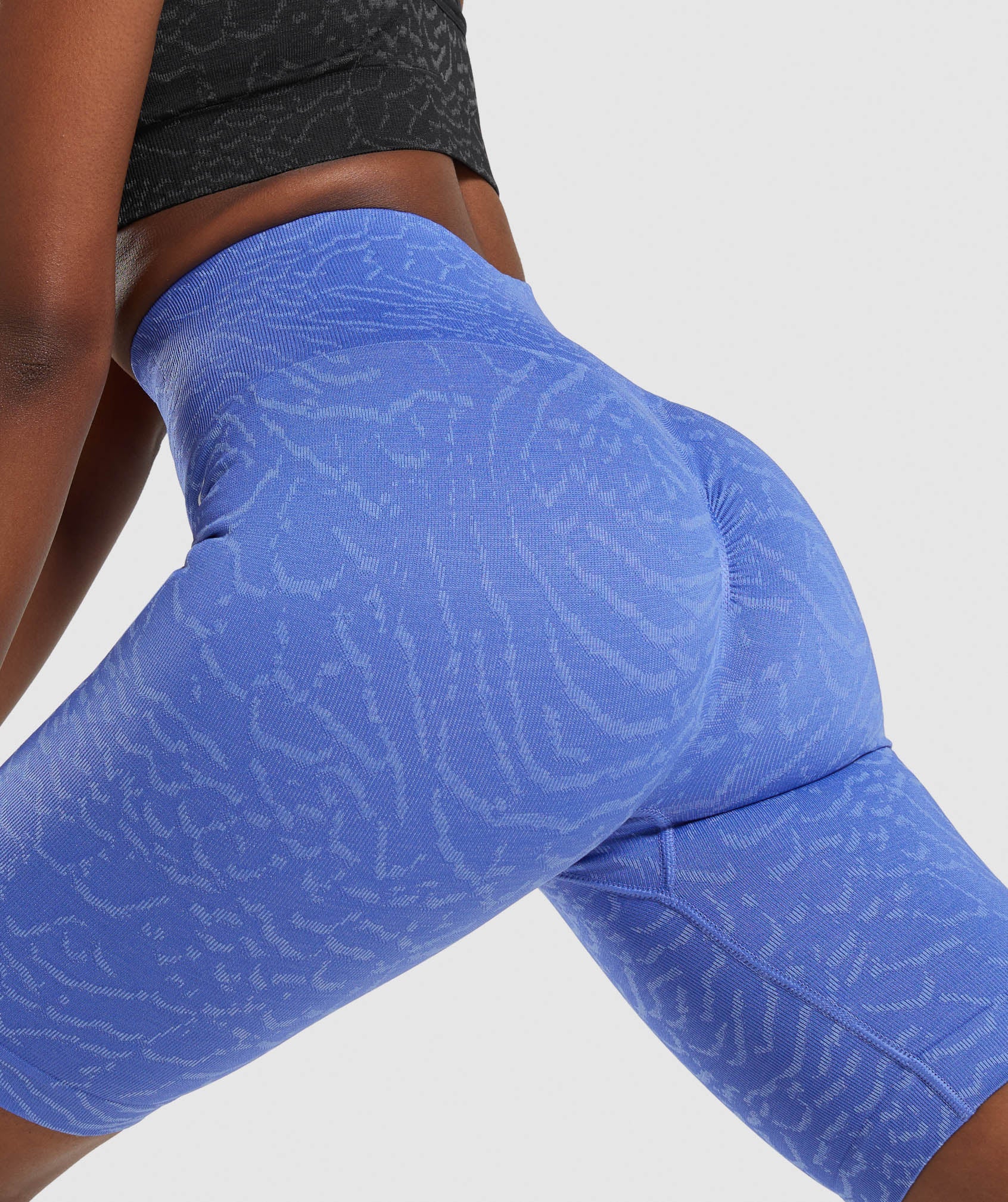 Adapt Animal Seamless Cycling Shorts in Court Blue - view 6
