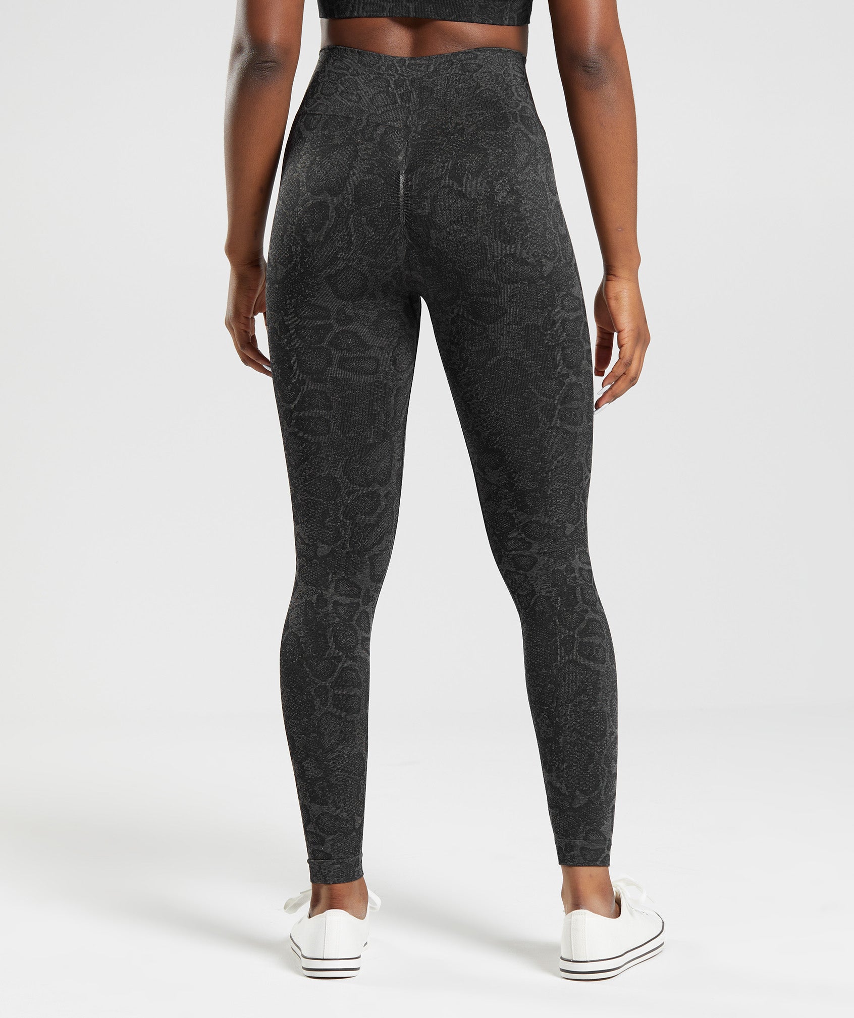 Gymshark Mineral Print Leggings - Silhouette Grey