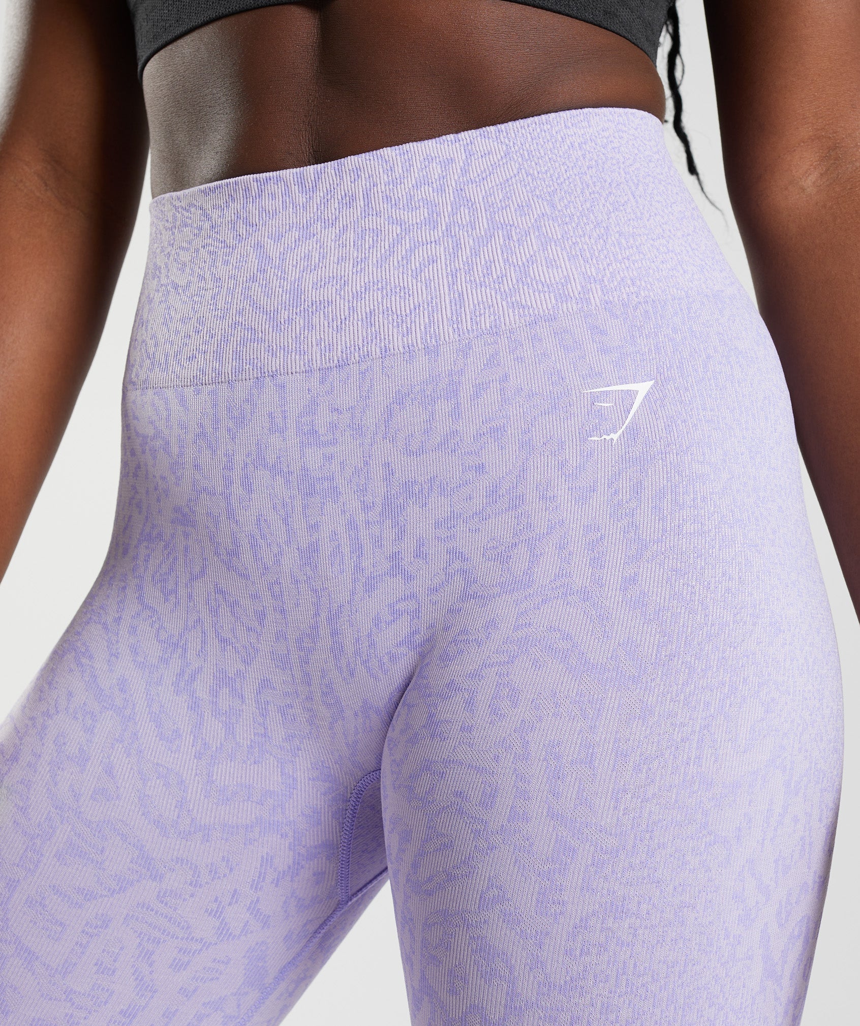 Gymshark adapt marl seamless leggings Light Purple Palestine