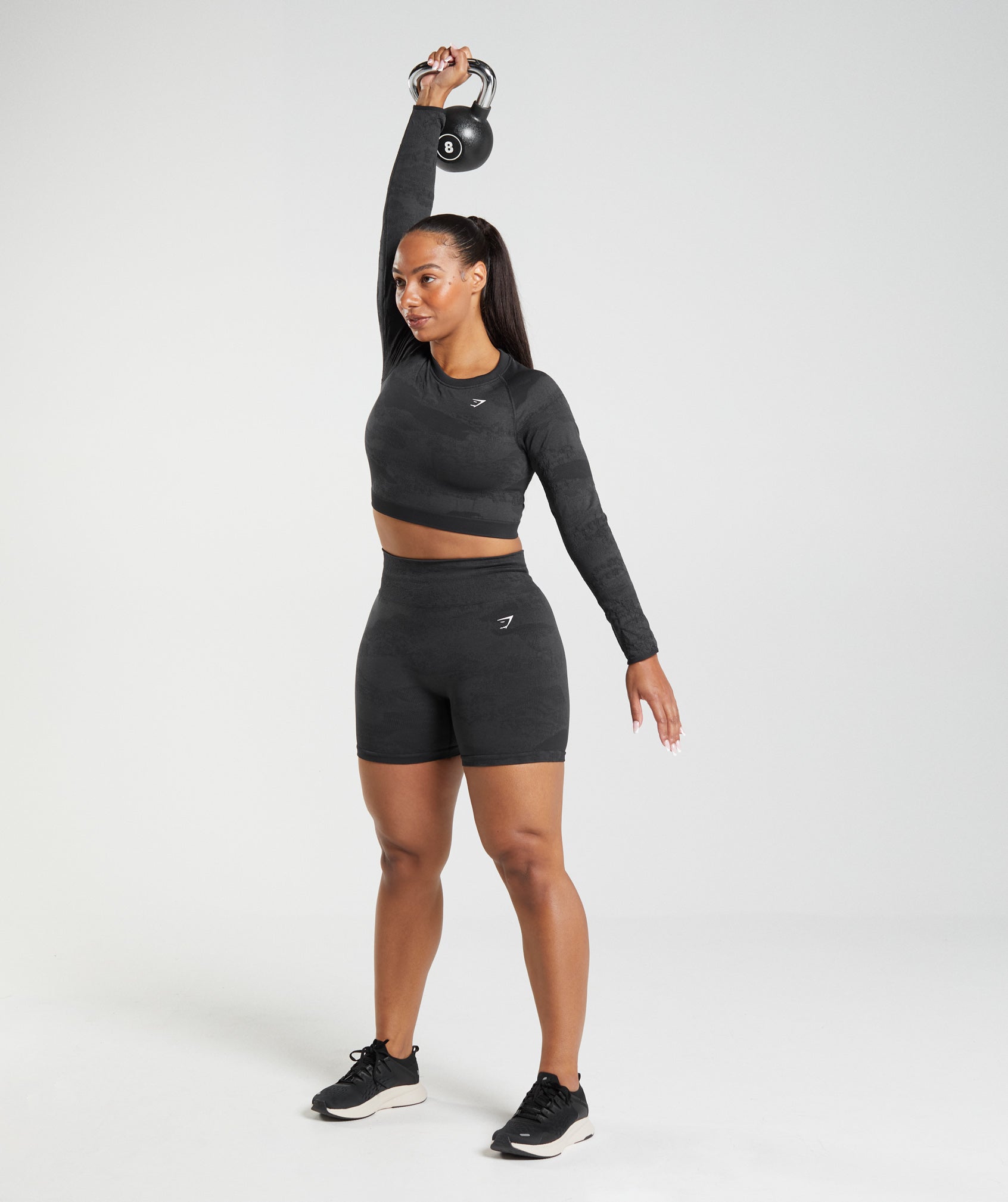 Gymshark Adapt Camo Seamless Leggings Black Size L - $35 (46