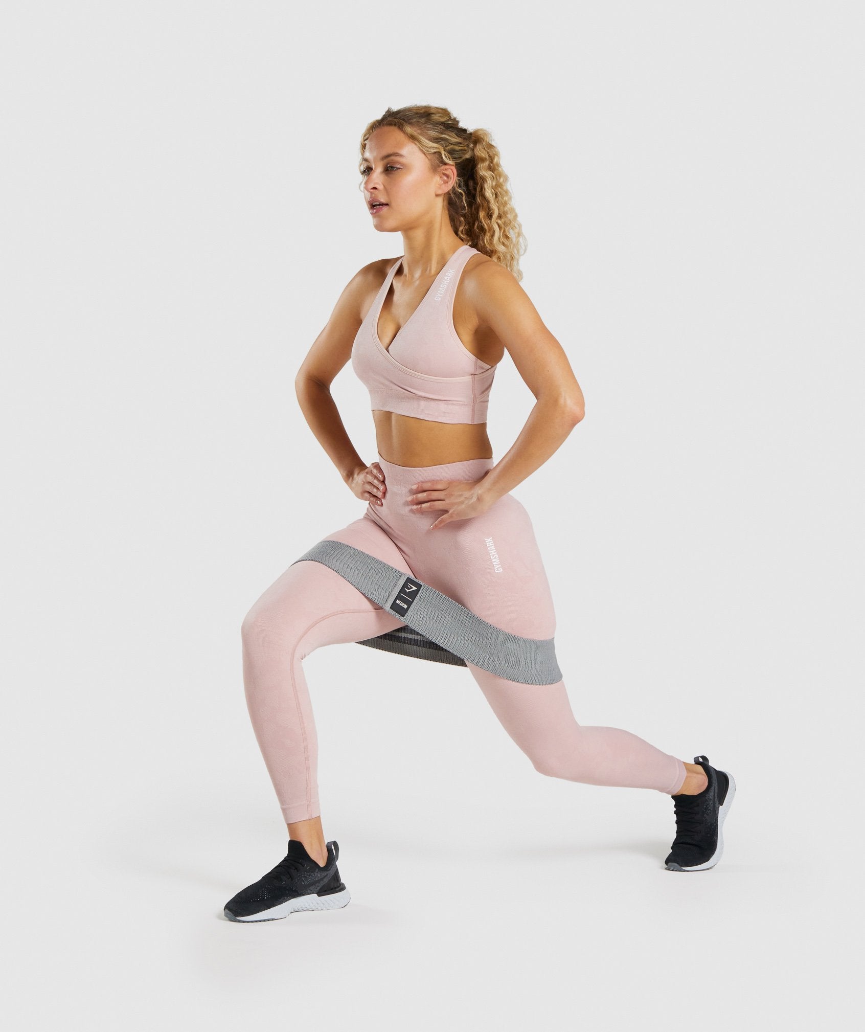 Adapt Camo Seamless Sports Bra in Light Pink - view 4