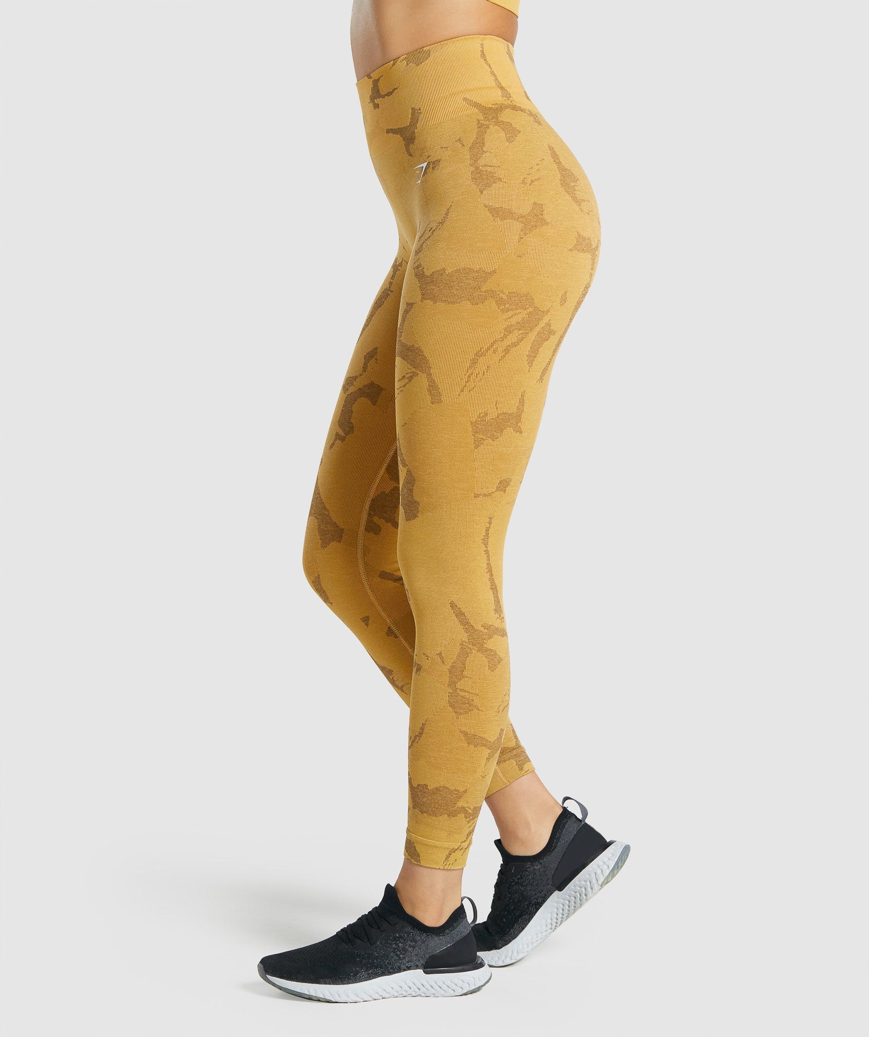 Green Camo Gymshark Leggings - Gem