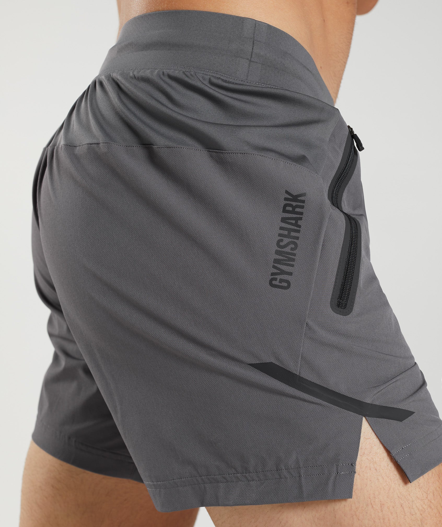 Apex 5" Perform Shorts in Silhouette Grey - view 5