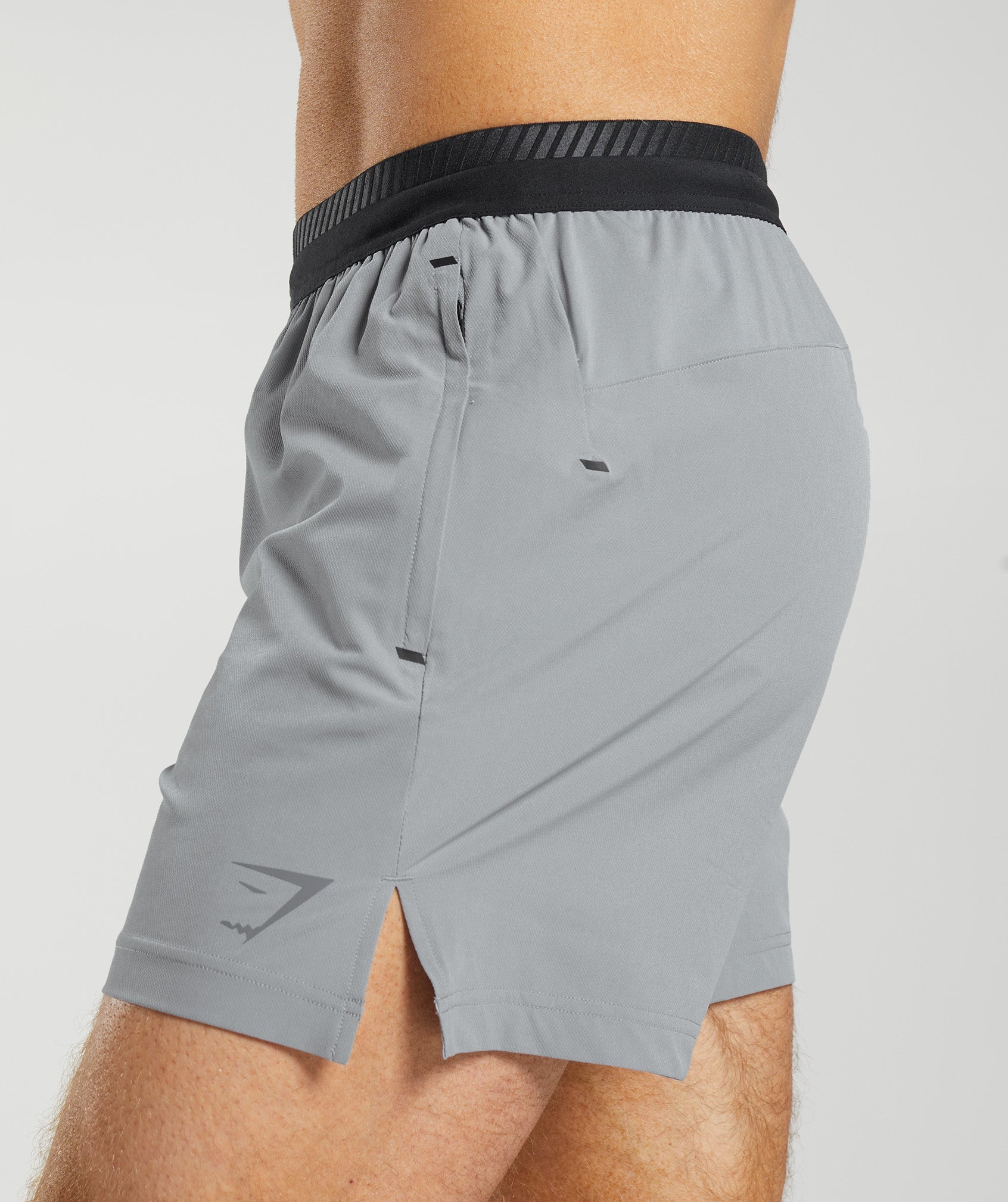 Apex 5" Hybrid Shorts in Drift Grey