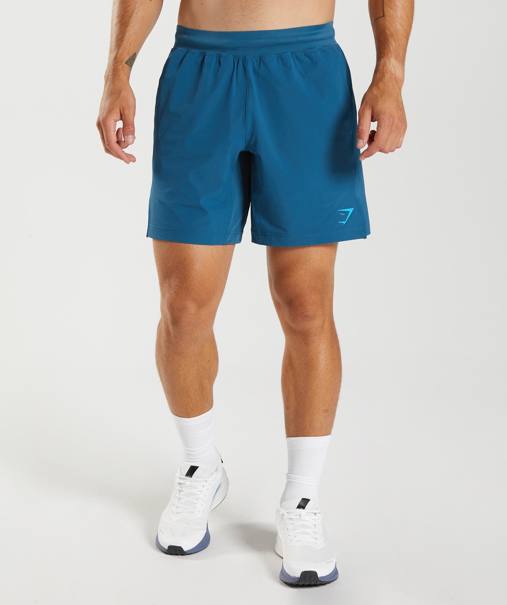 Apex 8" Function Shorts in Atlantic Blue