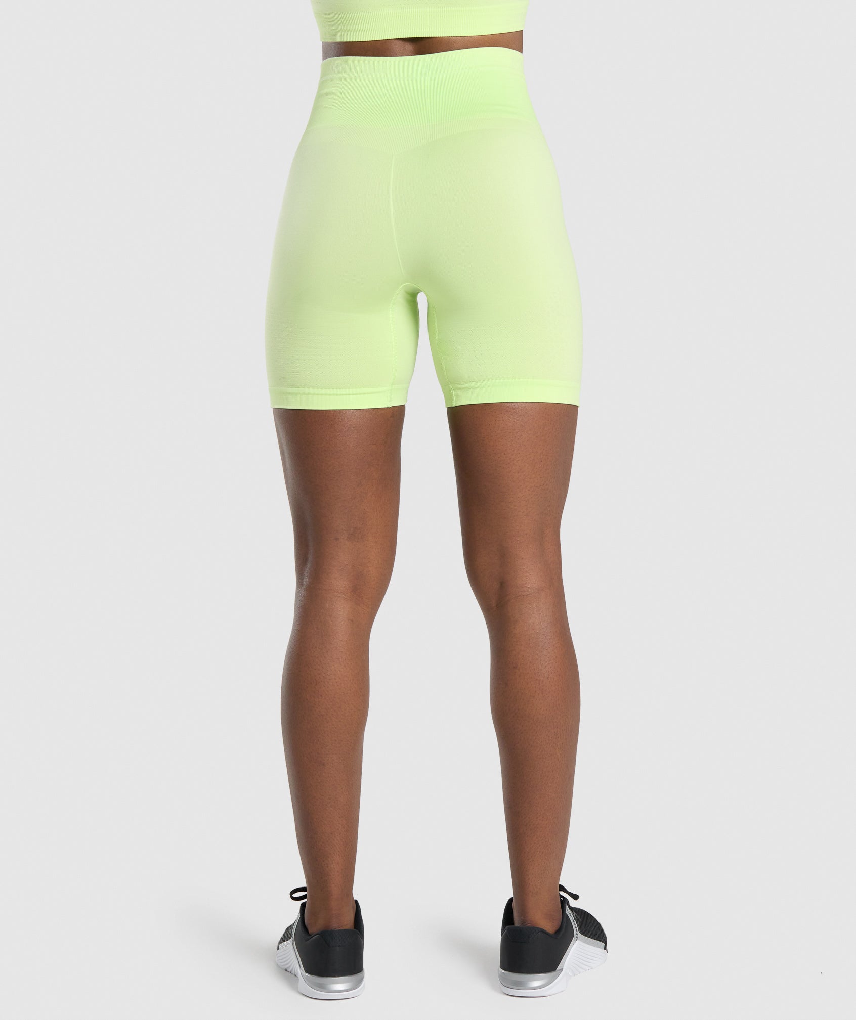 Apex Seamless Shorts in Green/Light Green - view 2