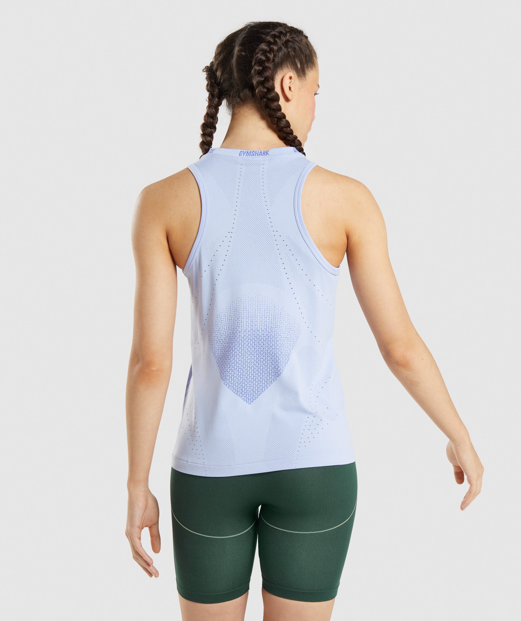 Apex Seamless Tank in Lavender Blue/Court Blue - view 2