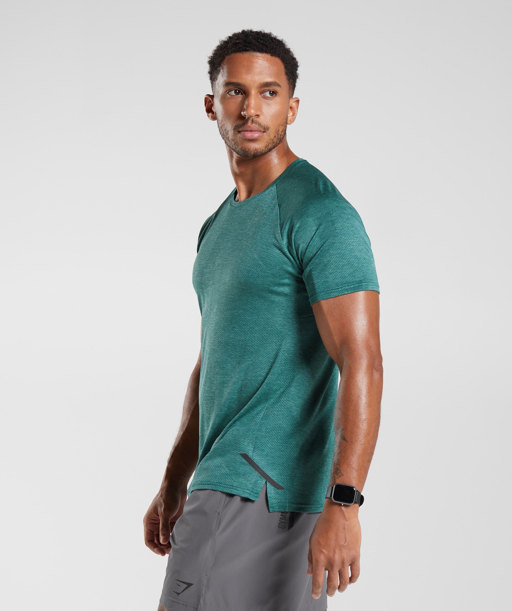 Avia Teal Green Size Medium Shirt Activewear Short Sleeve Workout