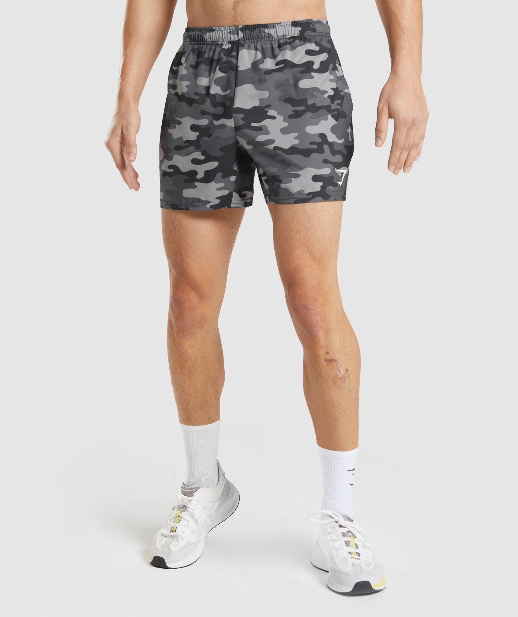 Arrival 5" Shorts in Grey Print