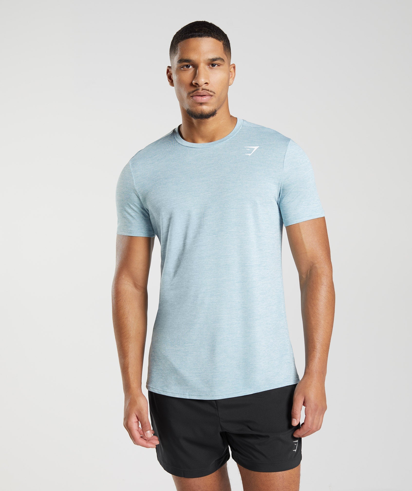 Arrival T-Shirt in Iceberg Blue/Icy Blue Marl