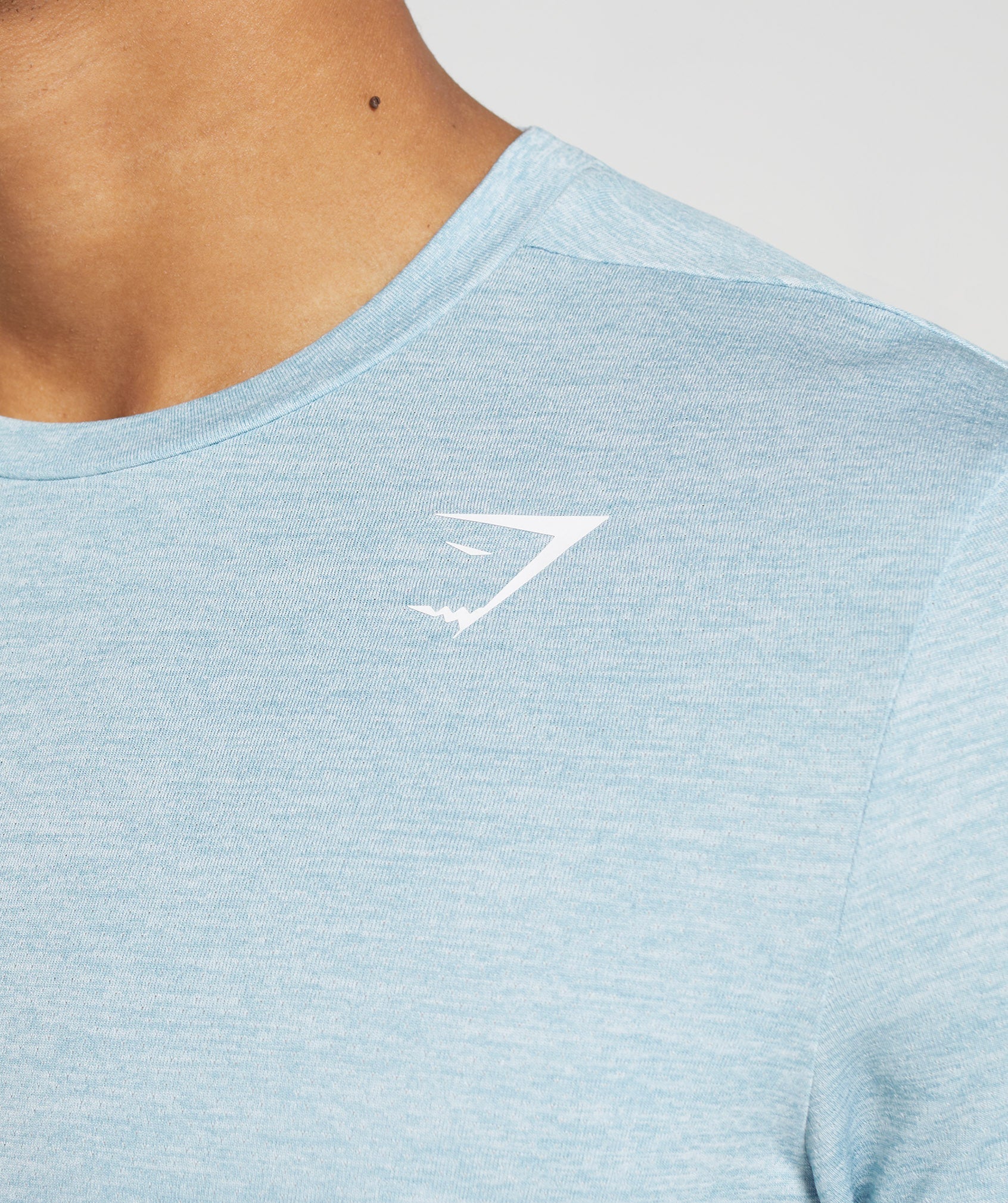 Arrival T-Shirt in Iceberg Blue/Icy Blue Marl