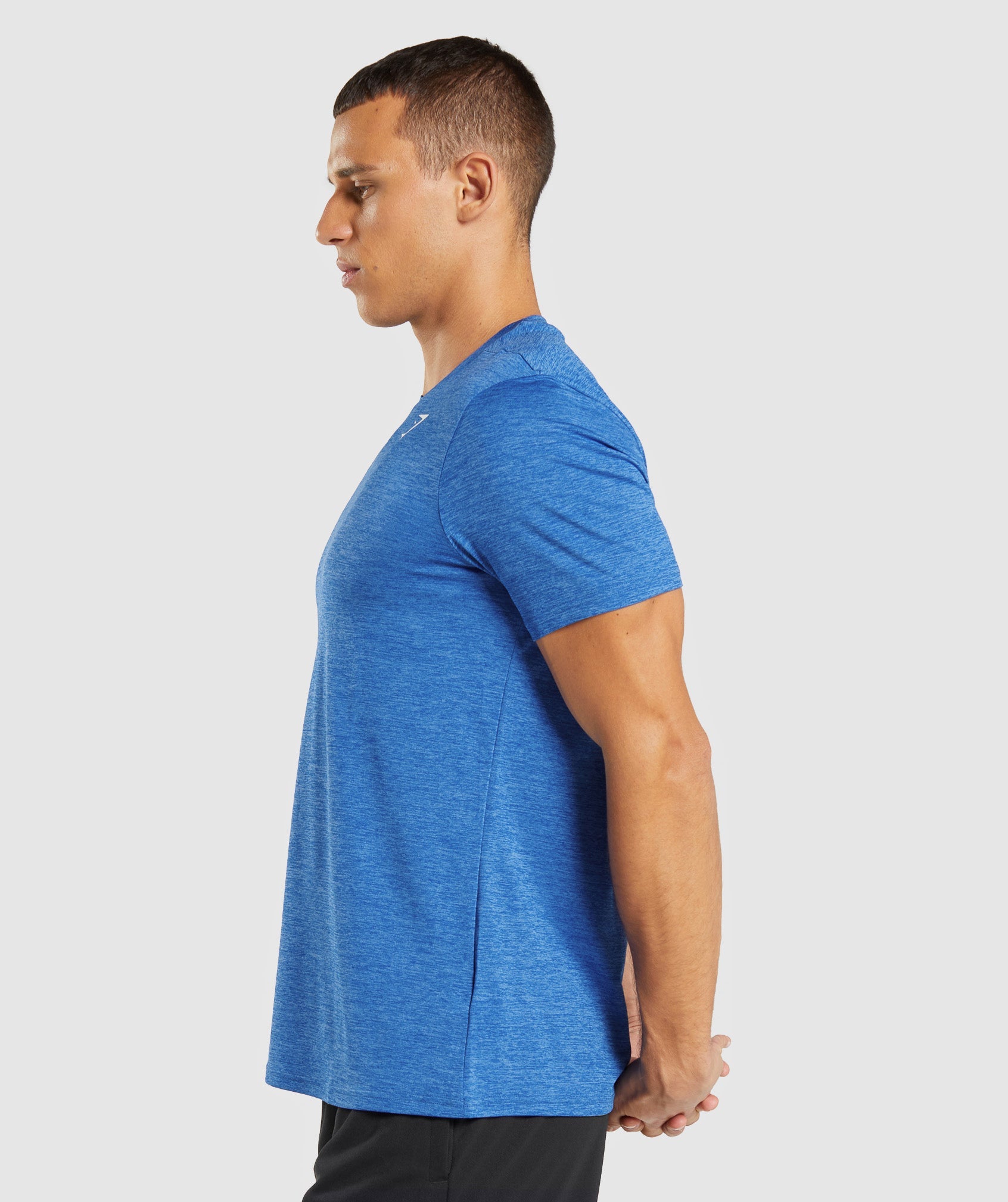 Arrival Marl T-Shirt in Athletic Blue/Javelin Blue Marl