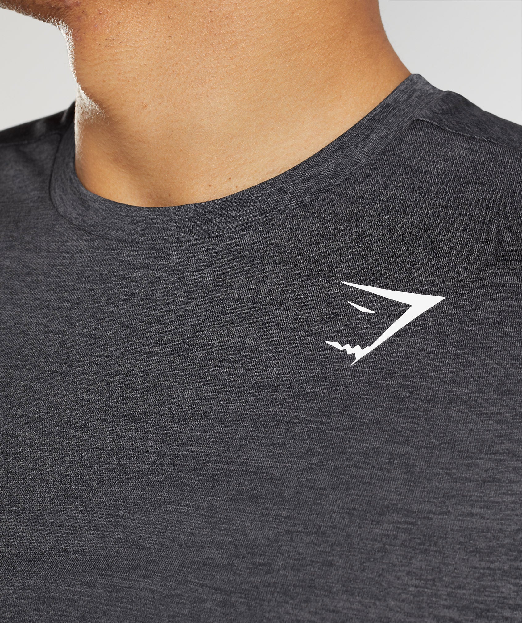 Gymshark Arrival Marl T-Shirt - Black/Onyx Grey Marl