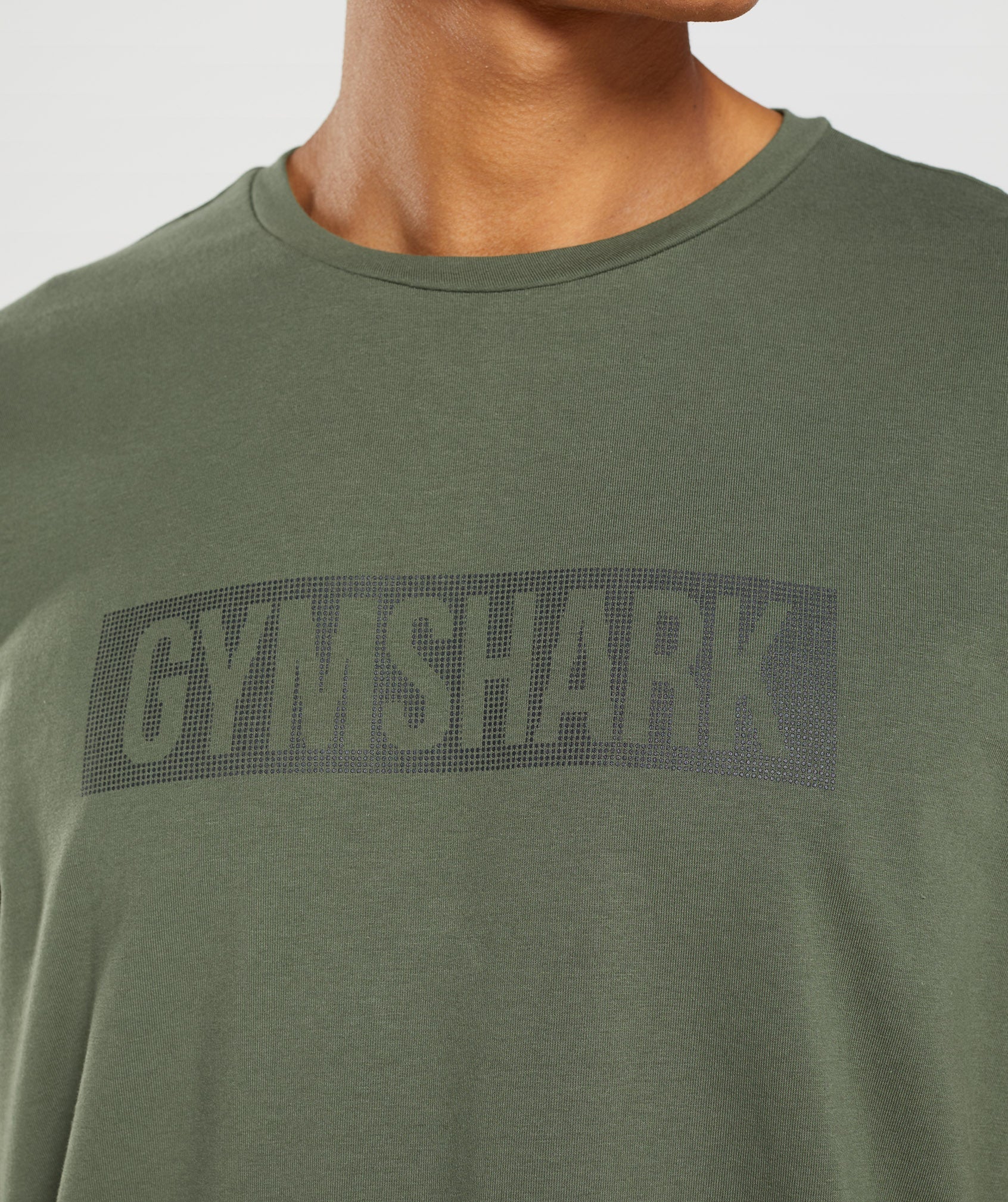 Gymshark Block Oversized T-Shirt - Winter Olive