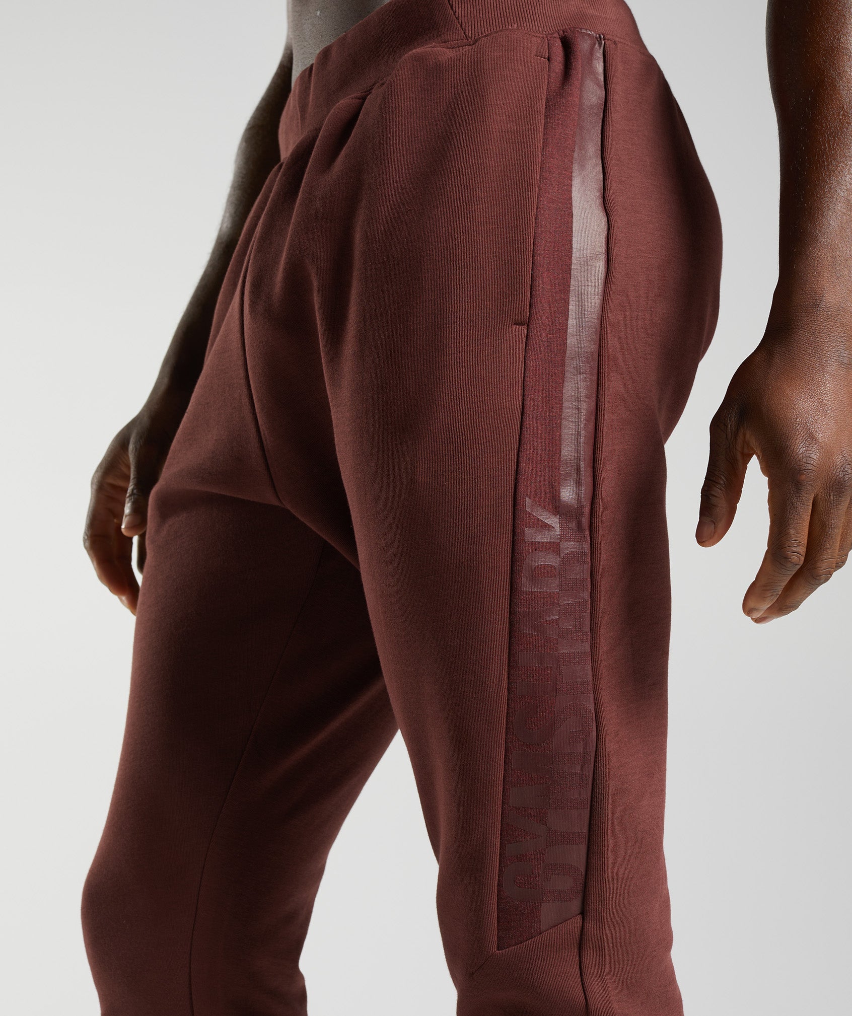 Bold React Joggers in Cherry Brown