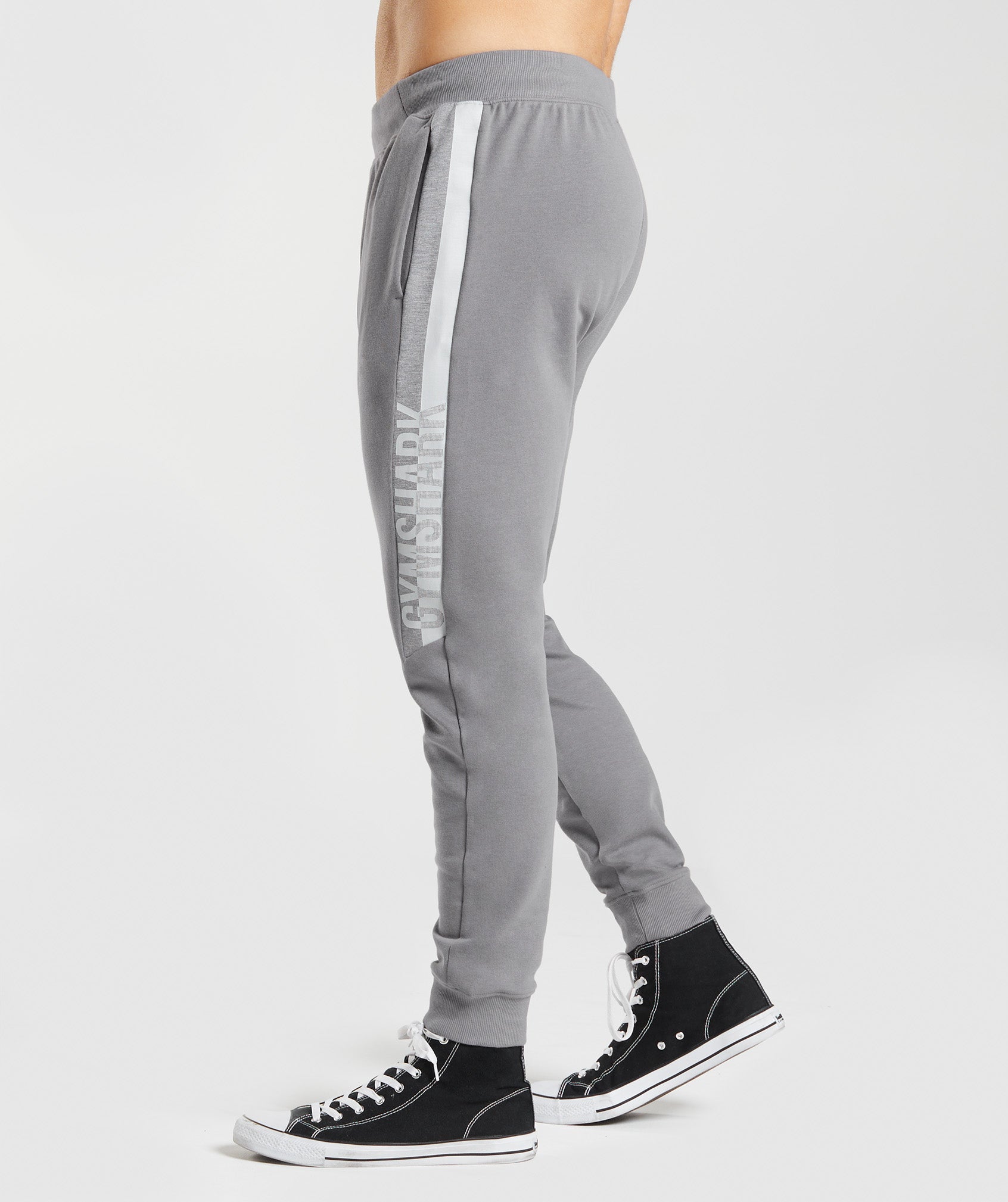 Bold React Joggers in Coin Grey - view 2