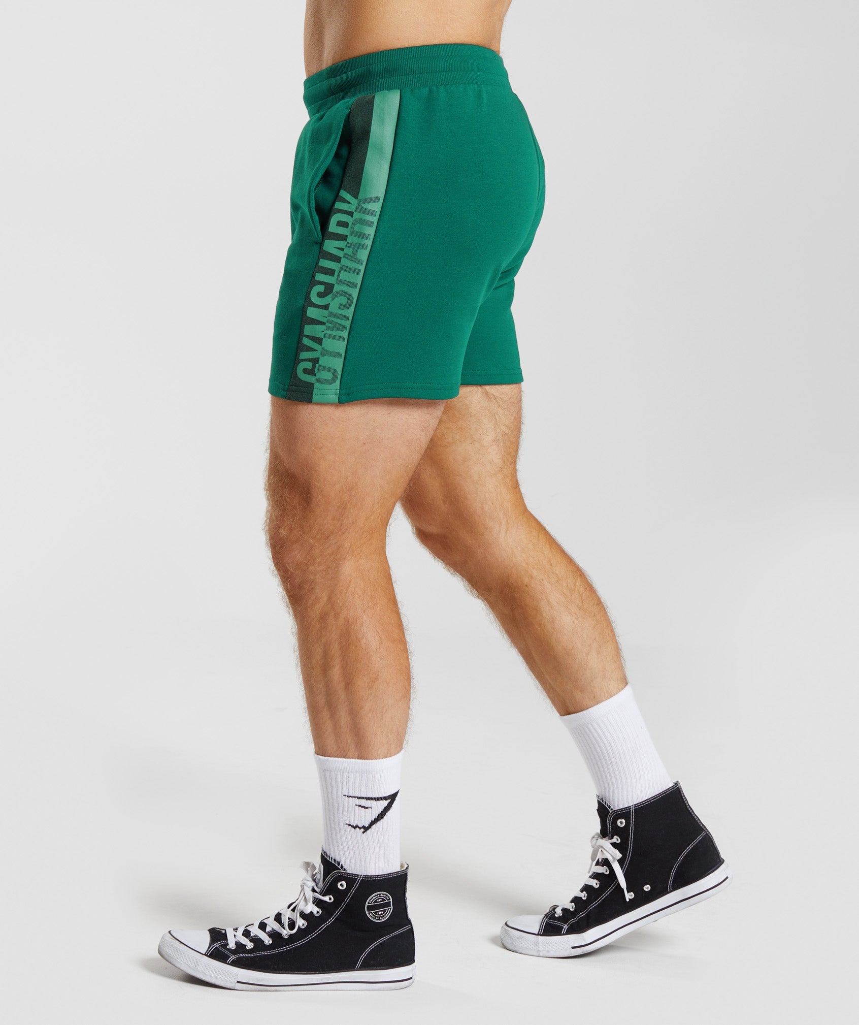 Bold React 5" Shorts in Woodland Green - view 3