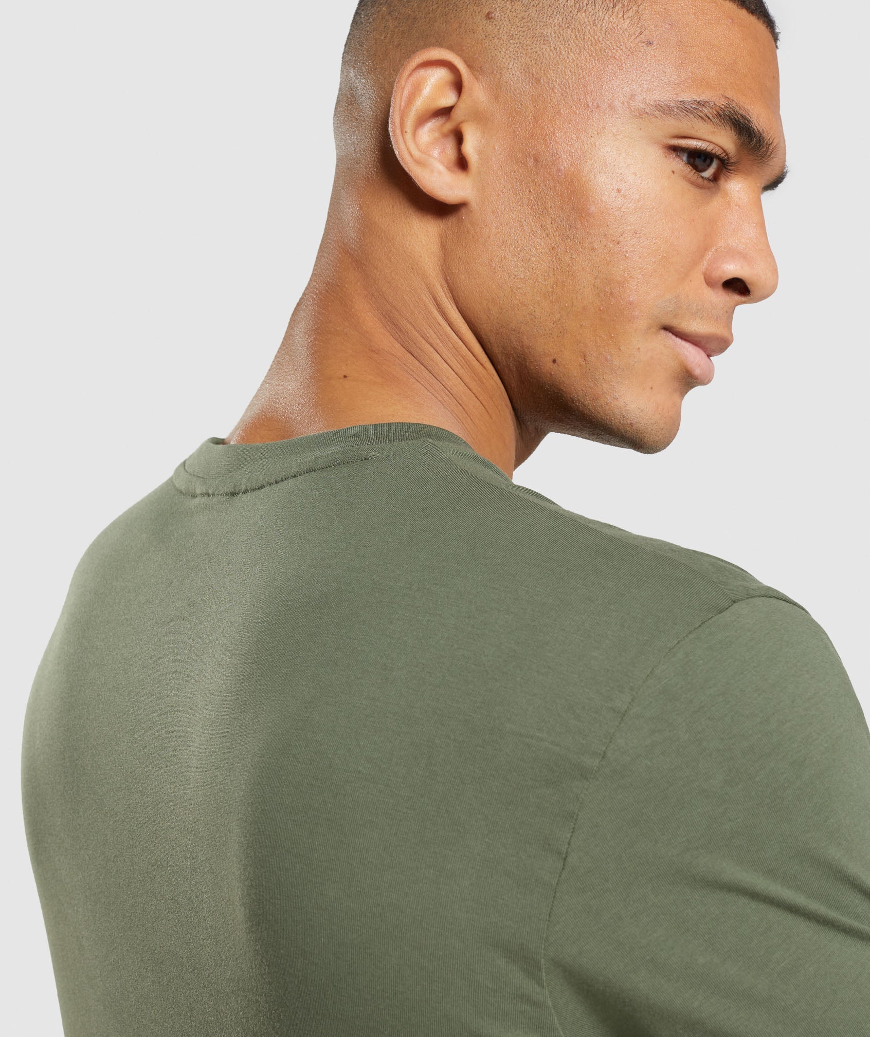 Gymshark Crest T-Shirt - Natural Sage Green