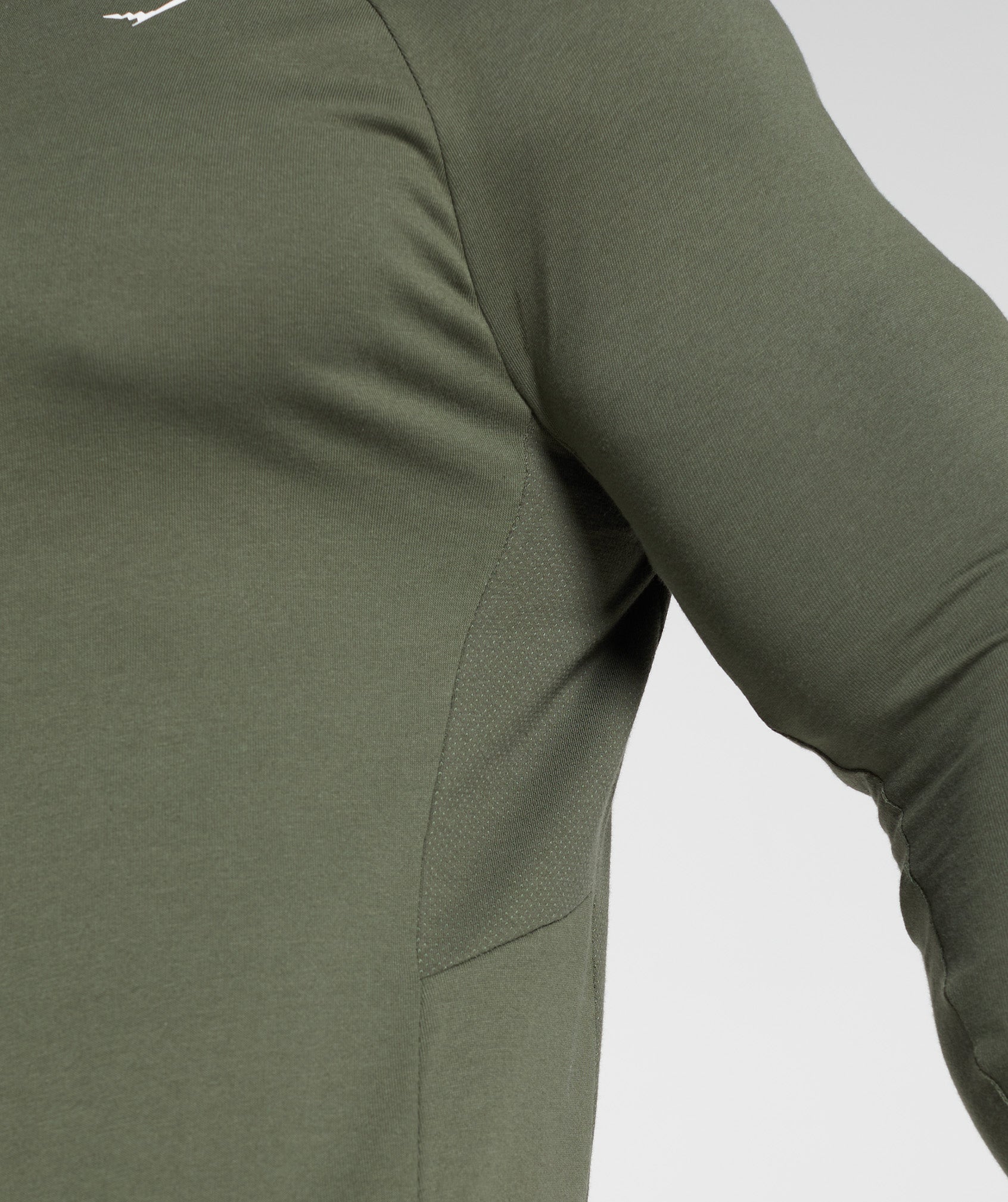 React Long Sleeve Top in Core Olive