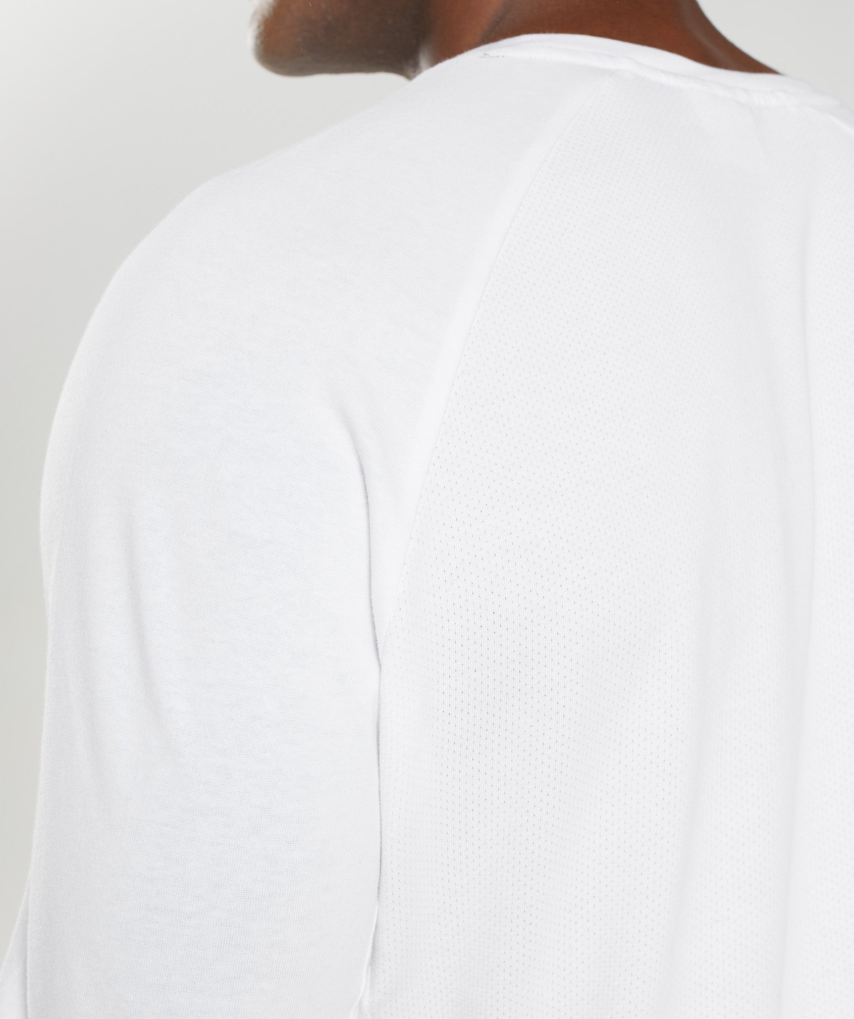 React Long Sleeve Top in White - view 6