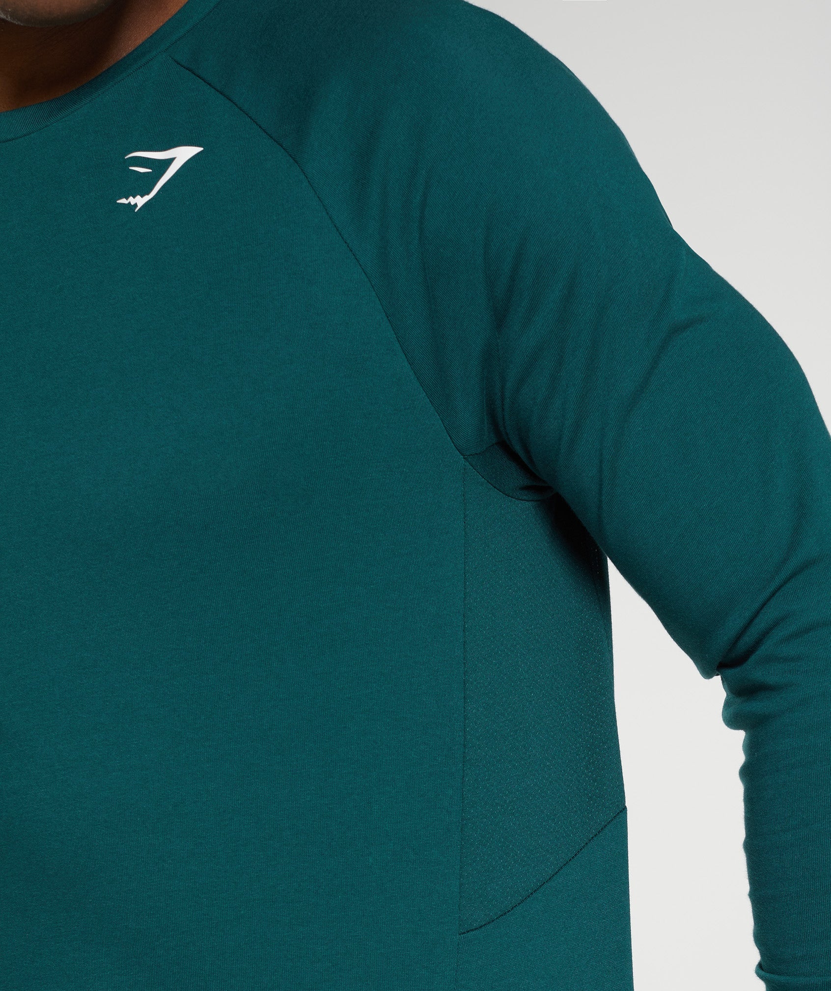 React Long Sleeve Top in Winter Teal