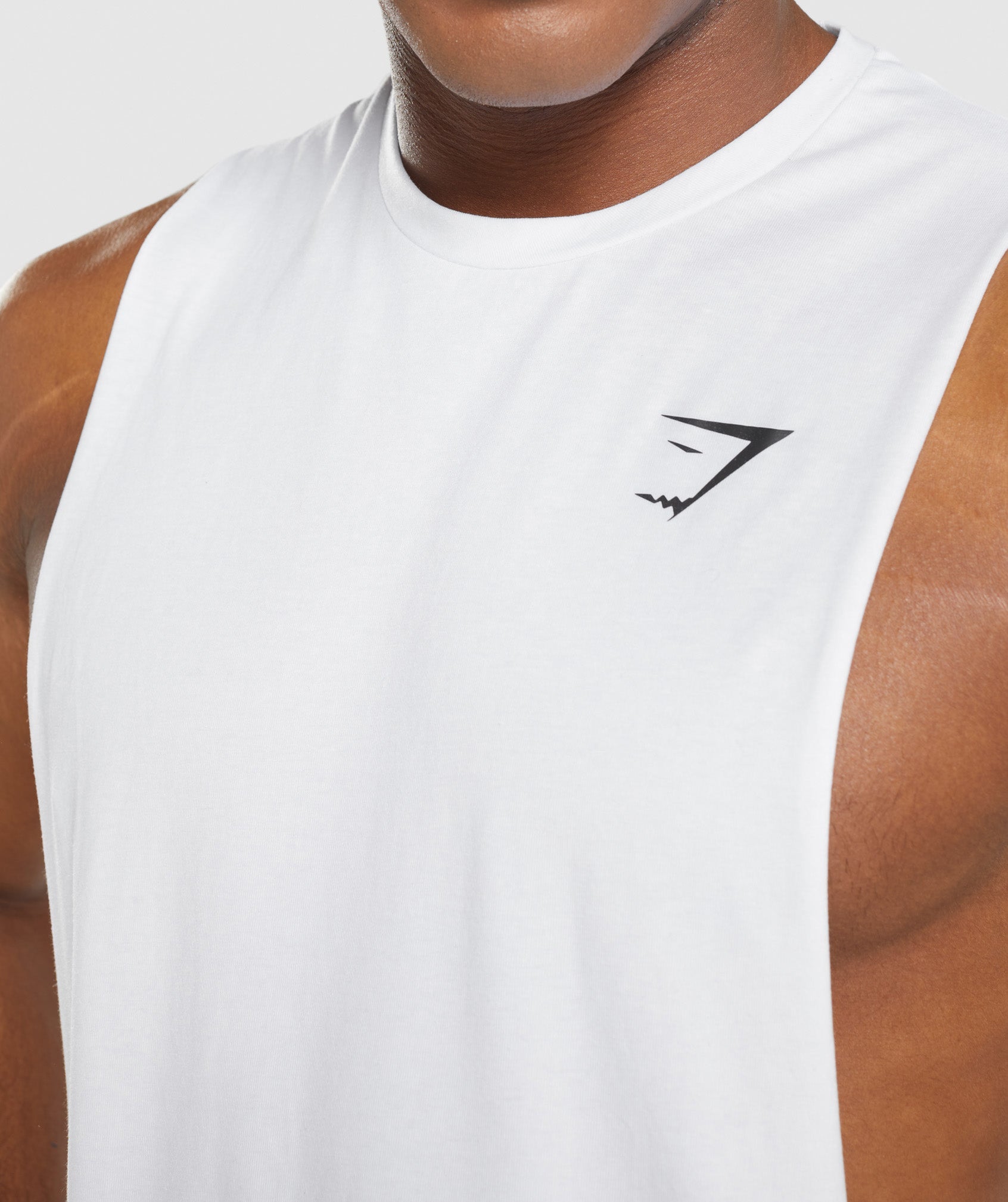 o2fit Mens Compression Tank Top - White