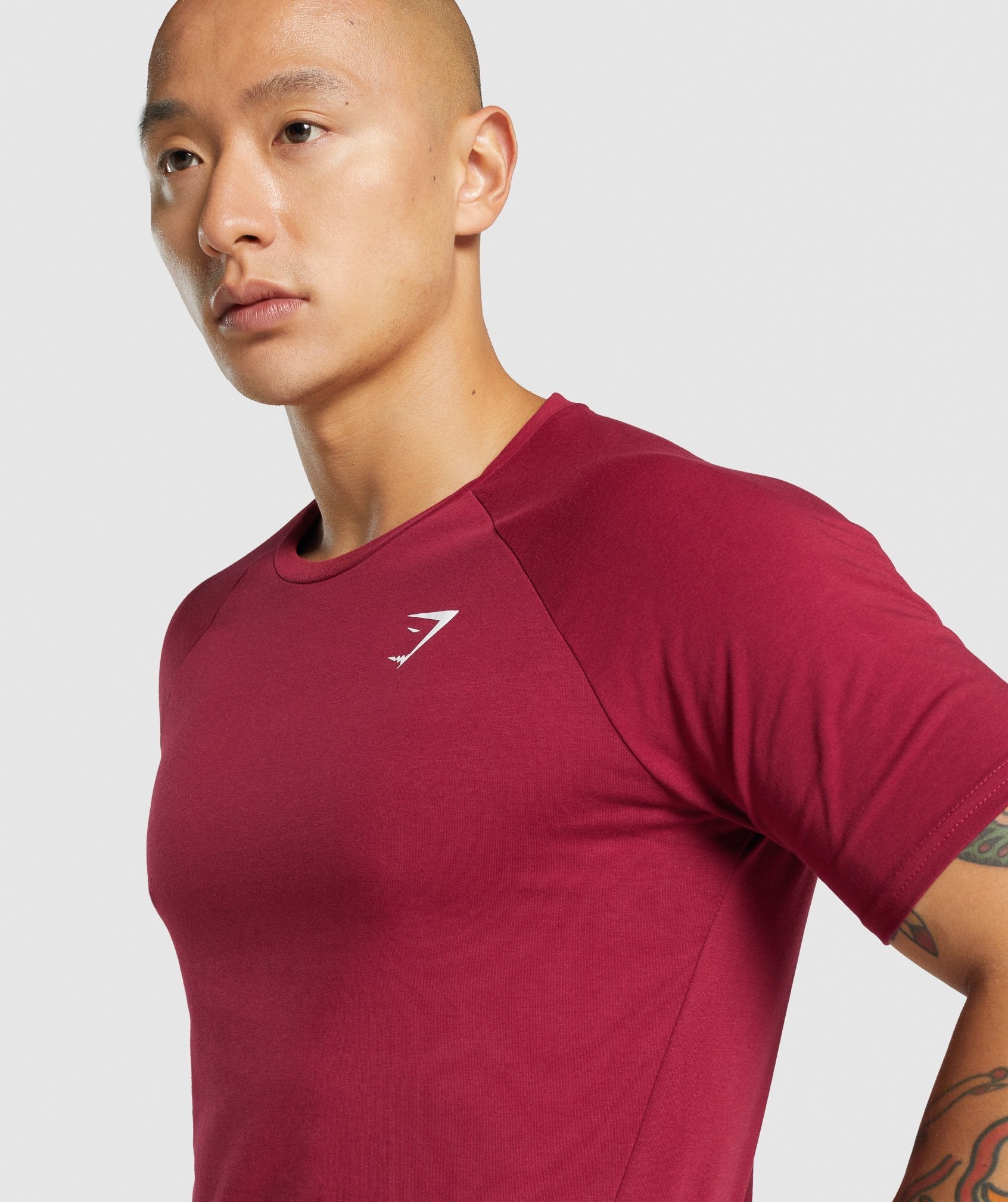 Gymshark Conditioning Graphic T-Shirt - Burgundy Brown