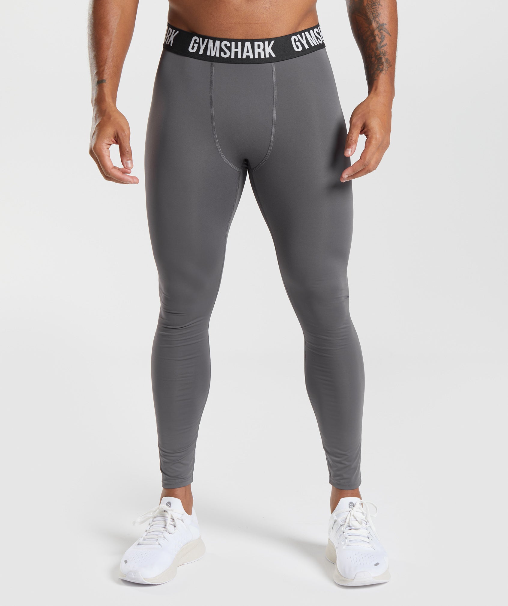 Gymshark Element Baselayer Legging - Light Grey Print