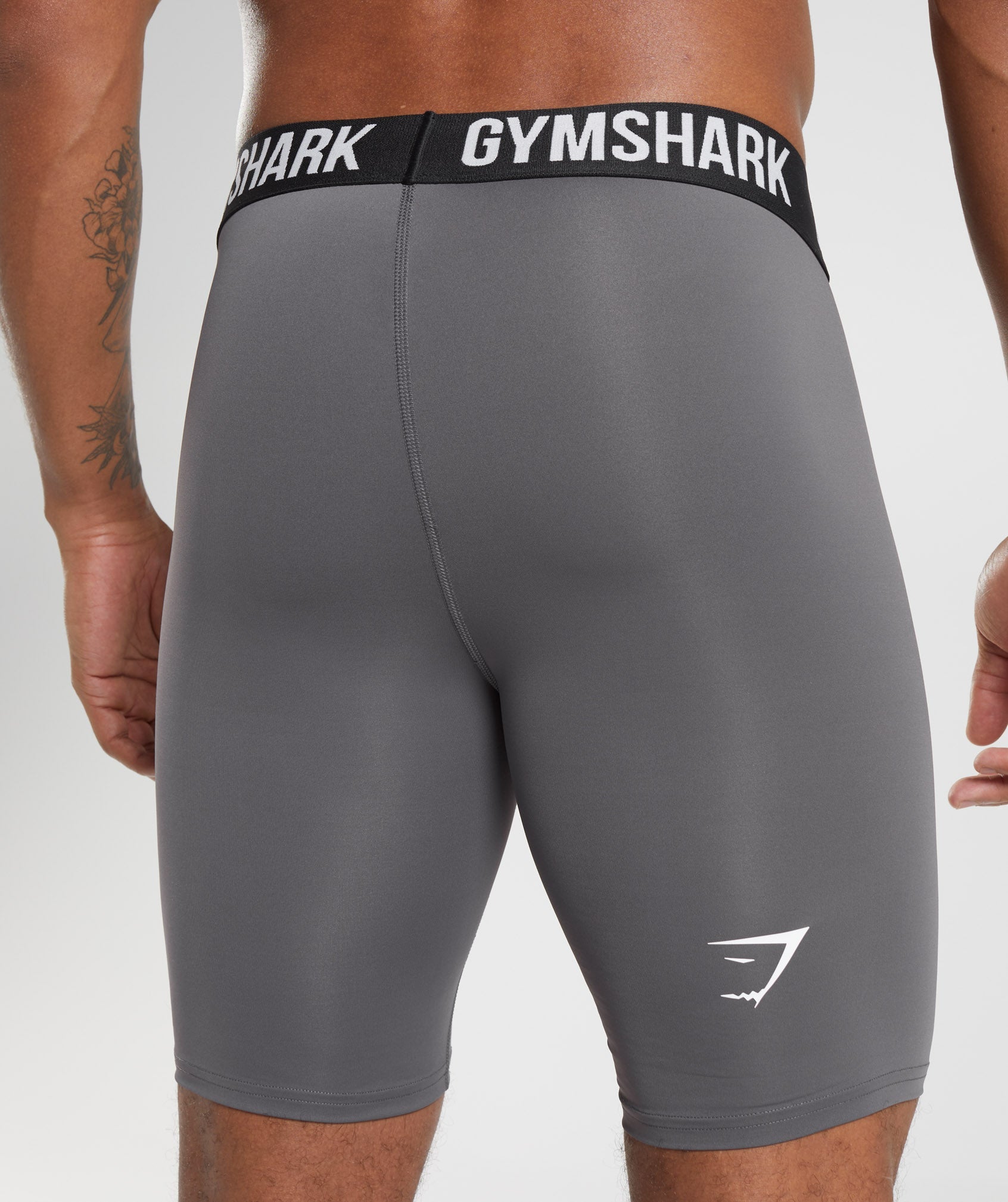 Gymshark Control Baselayer Shorts - Pitch Grey