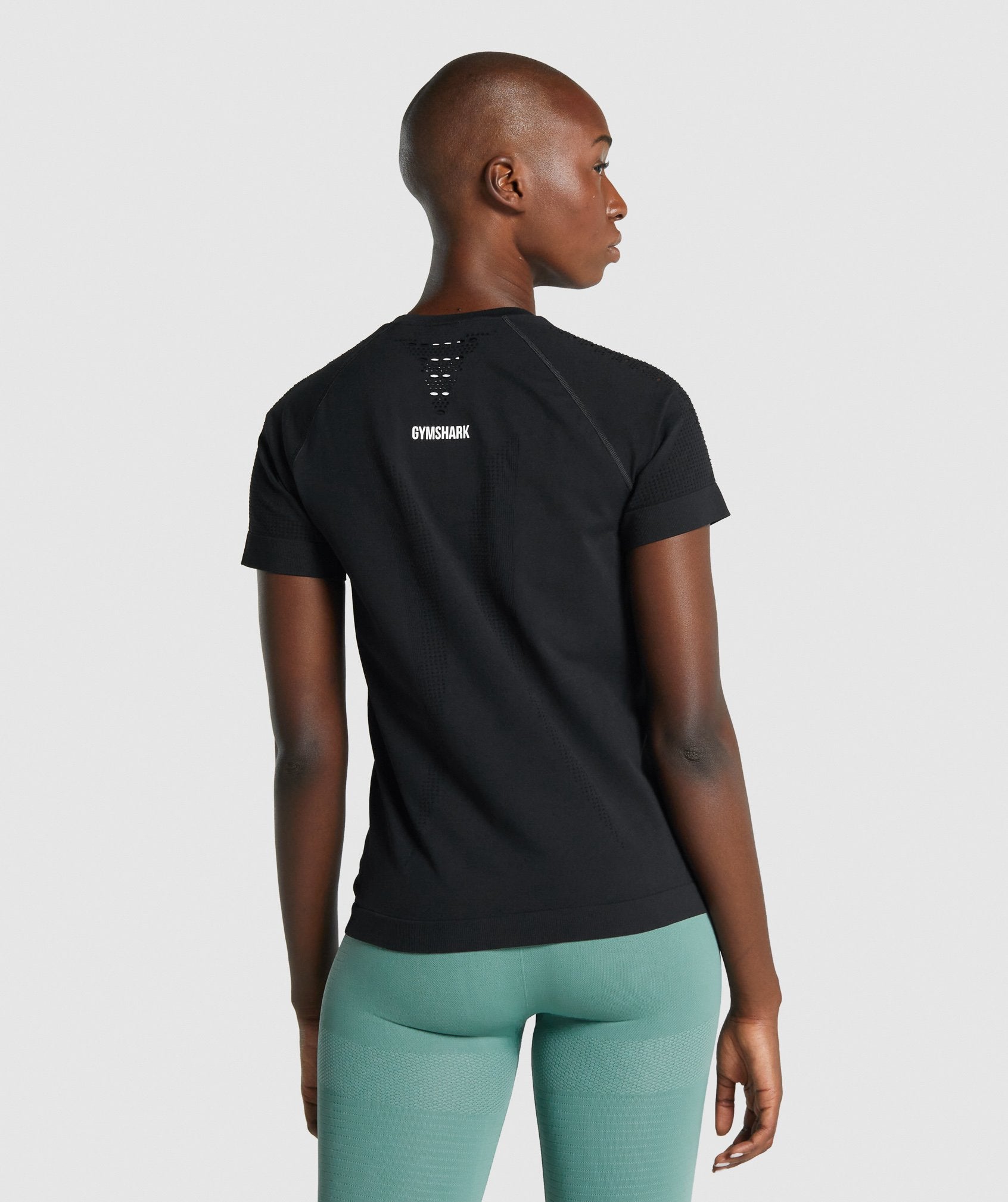 Gymshark Sweat Seamless T-Shirt - Black
