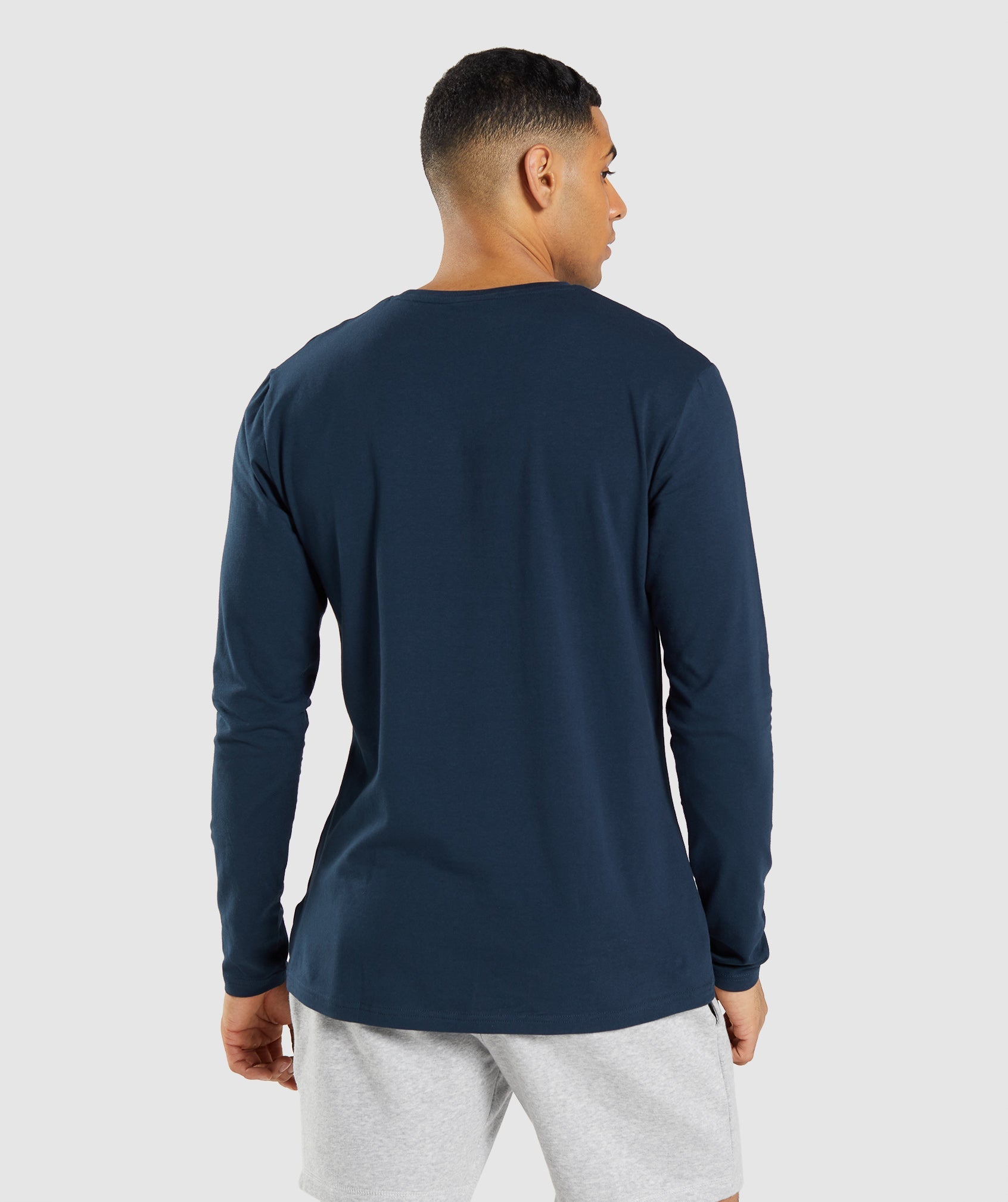 Gymshark Essential Long Sleeve T-Shirt - Navy