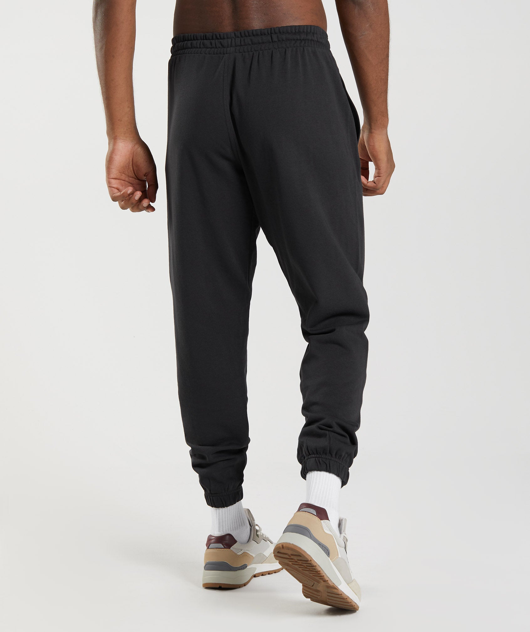 Gymshark Heavy Flex Graphic Joggers - Black