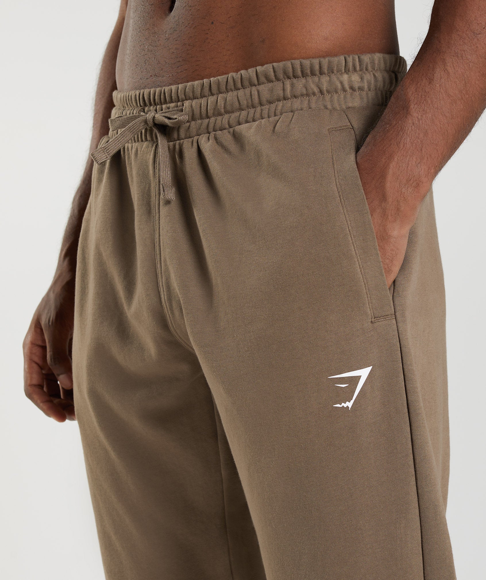 Gymshark Essential Oversized Joggers - Toasted Brown